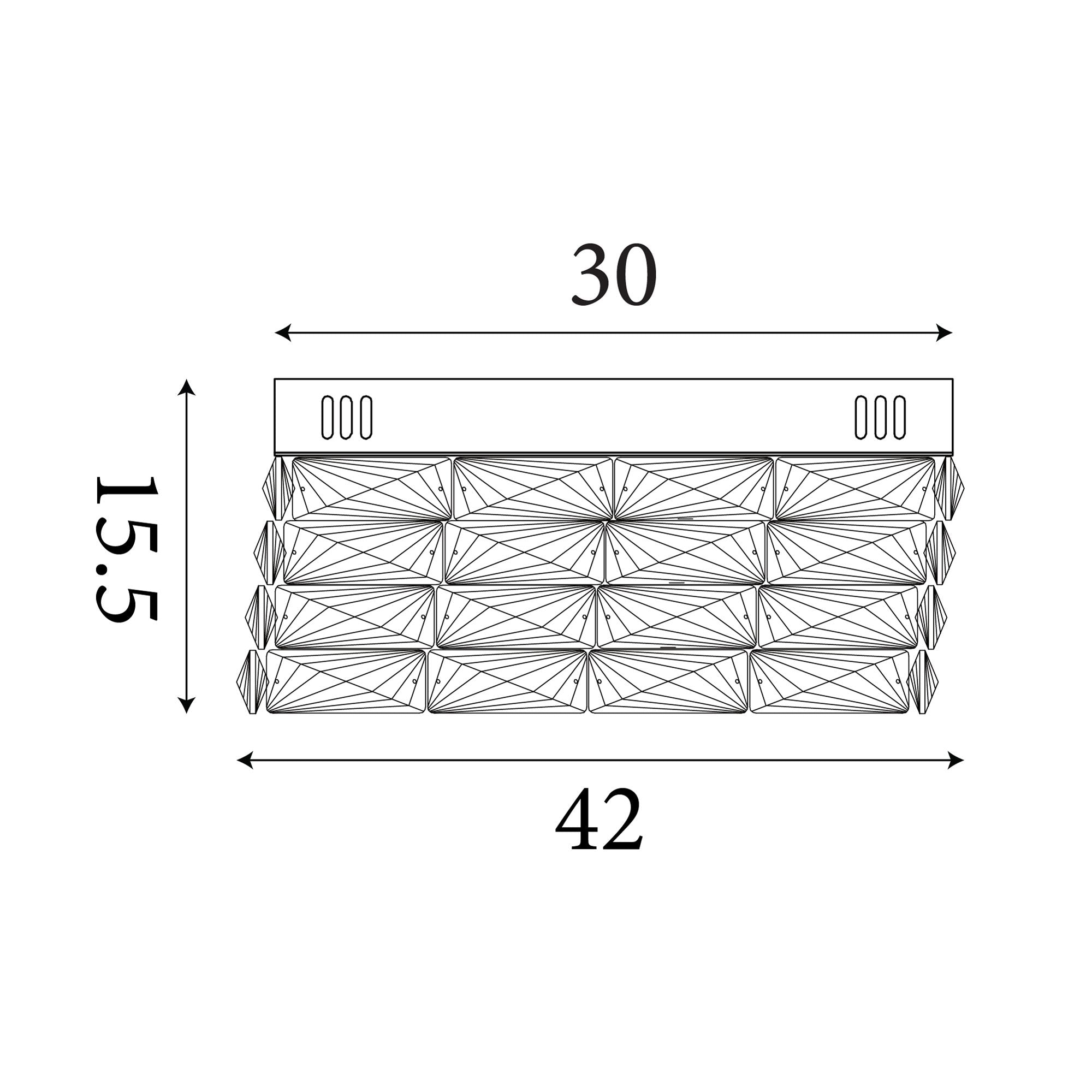 Modena LED Flush