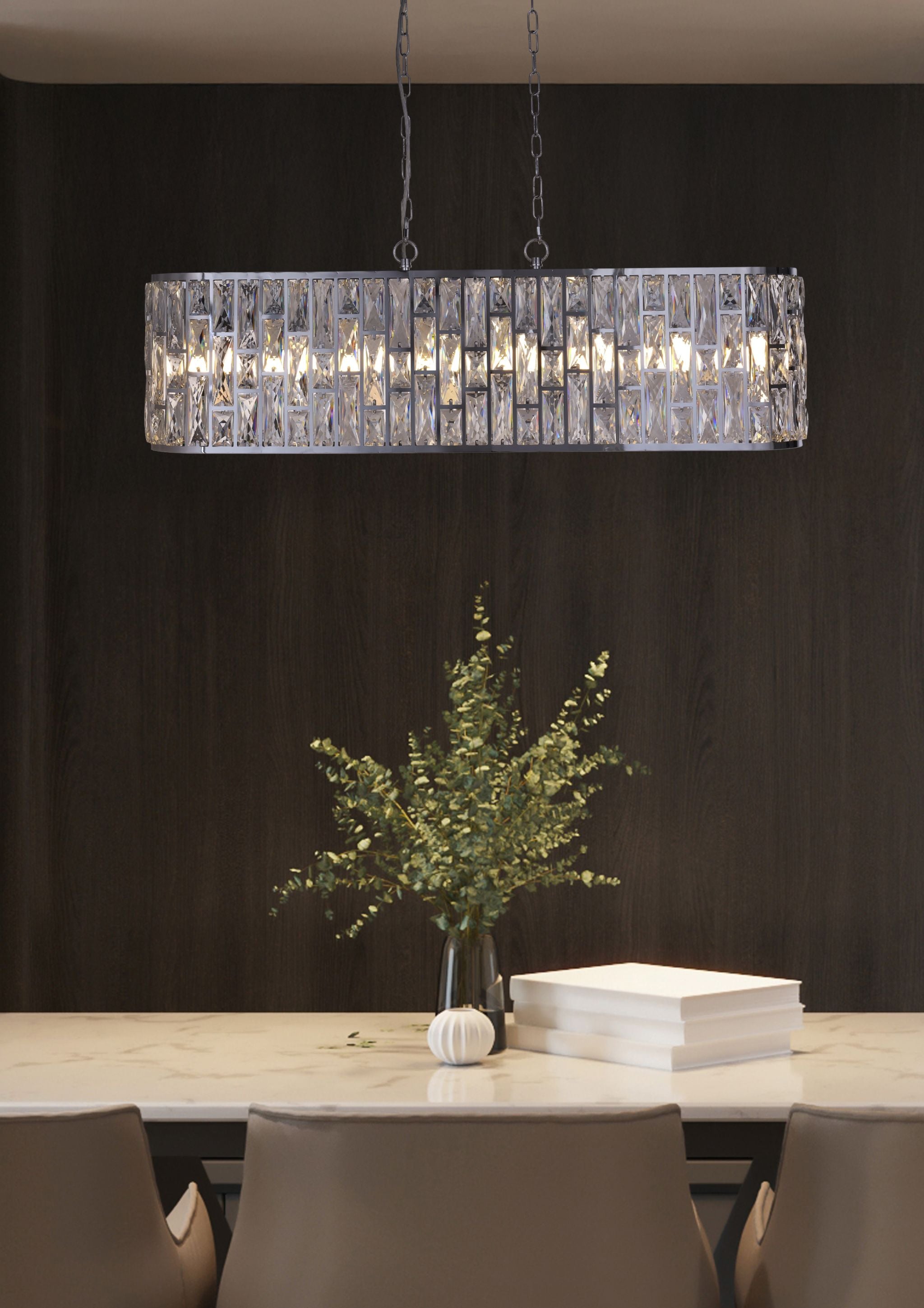 Bijou 8Lt Oval Pendant