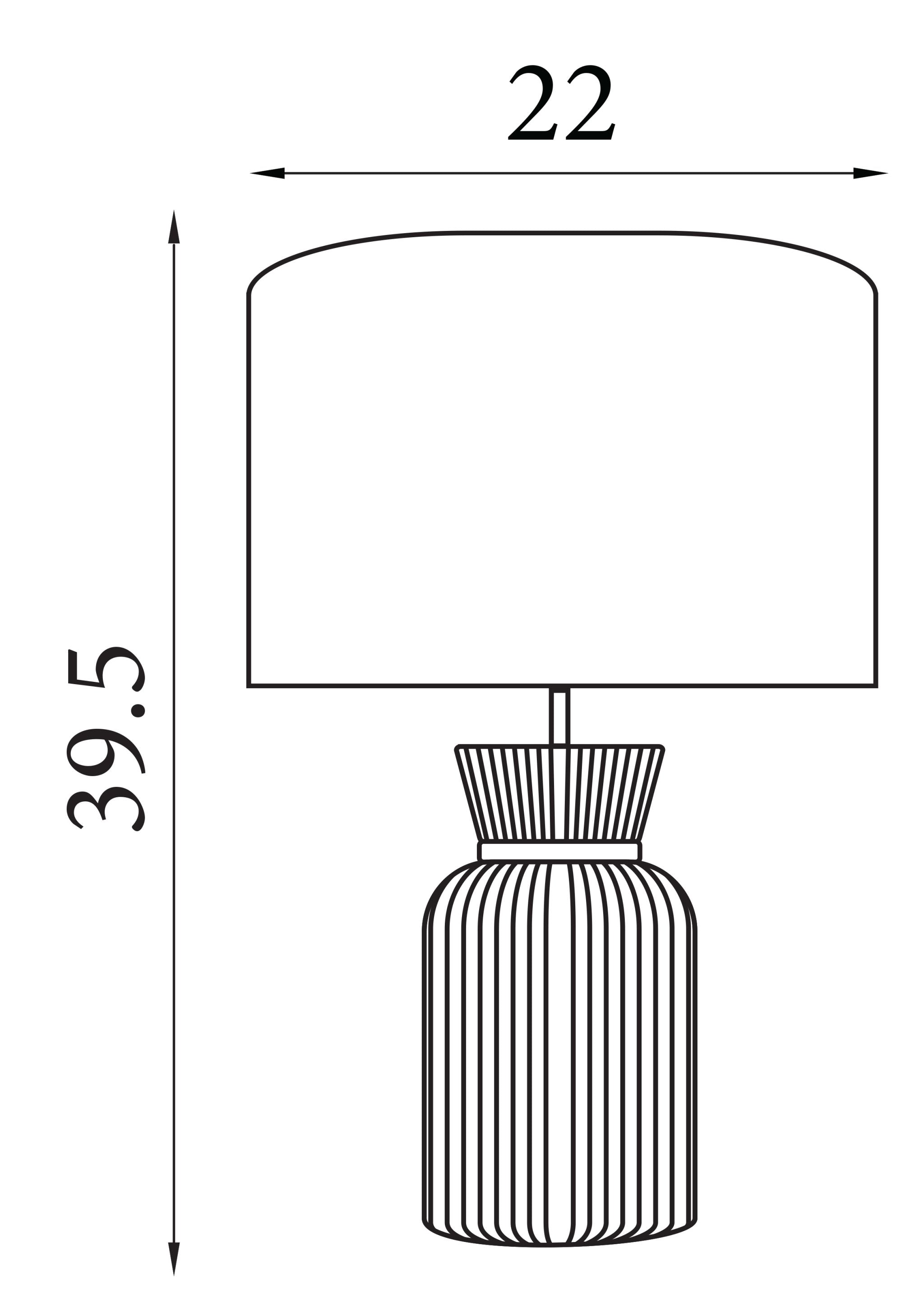 Tia Table Lamp Emerald