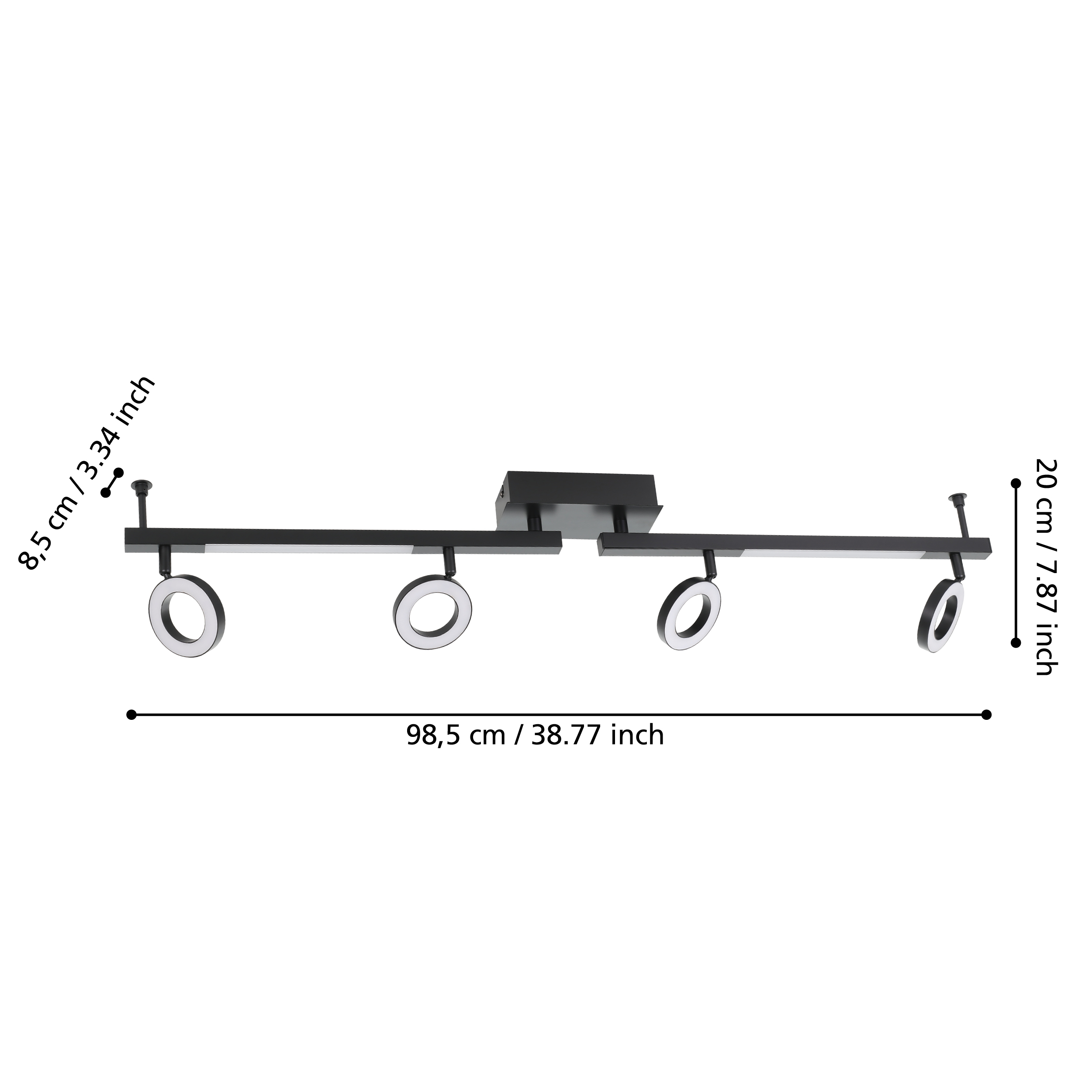 CARDILLIO 4 Light Flush Fitting