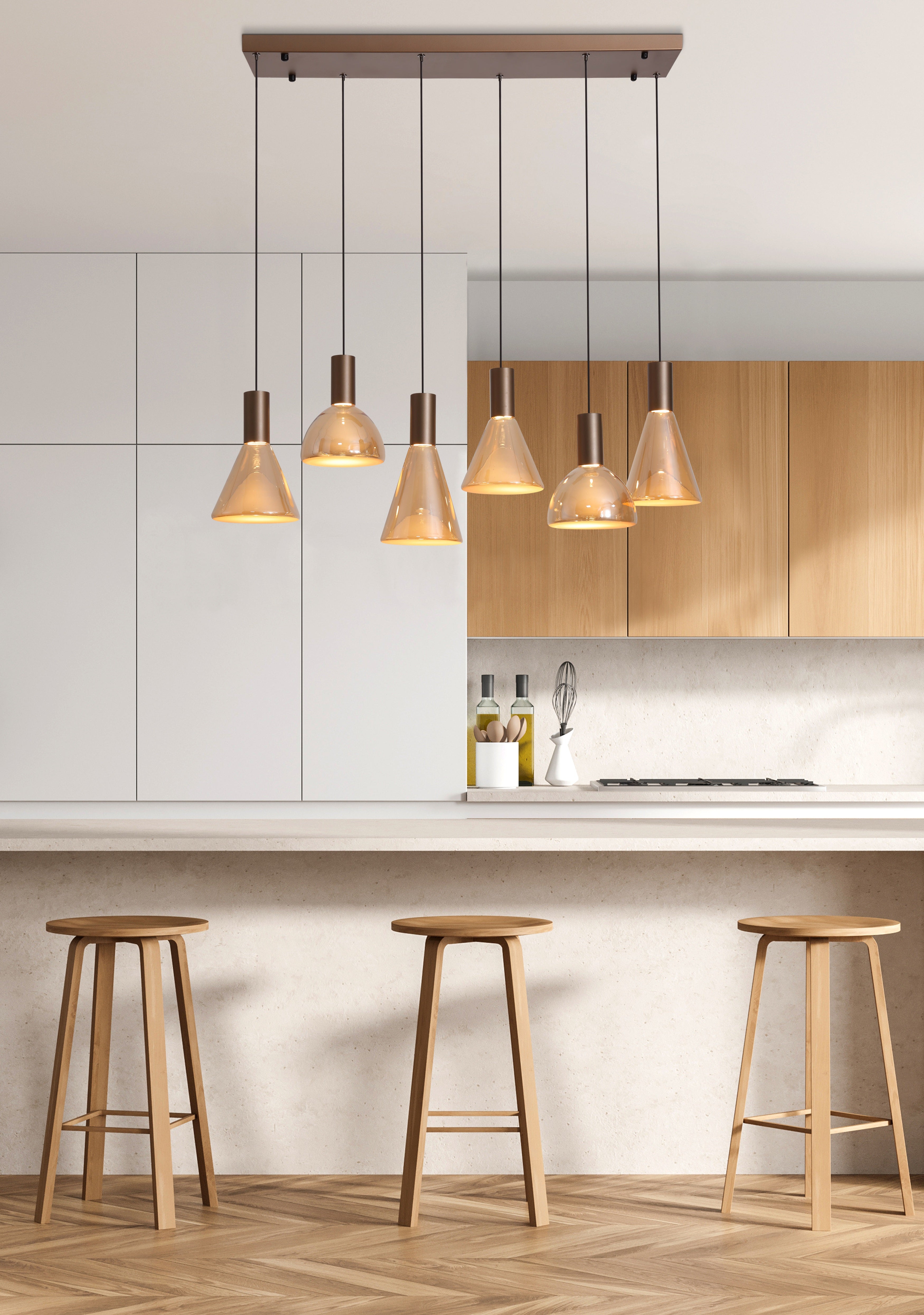 Cannes LED 6Lt Pendant