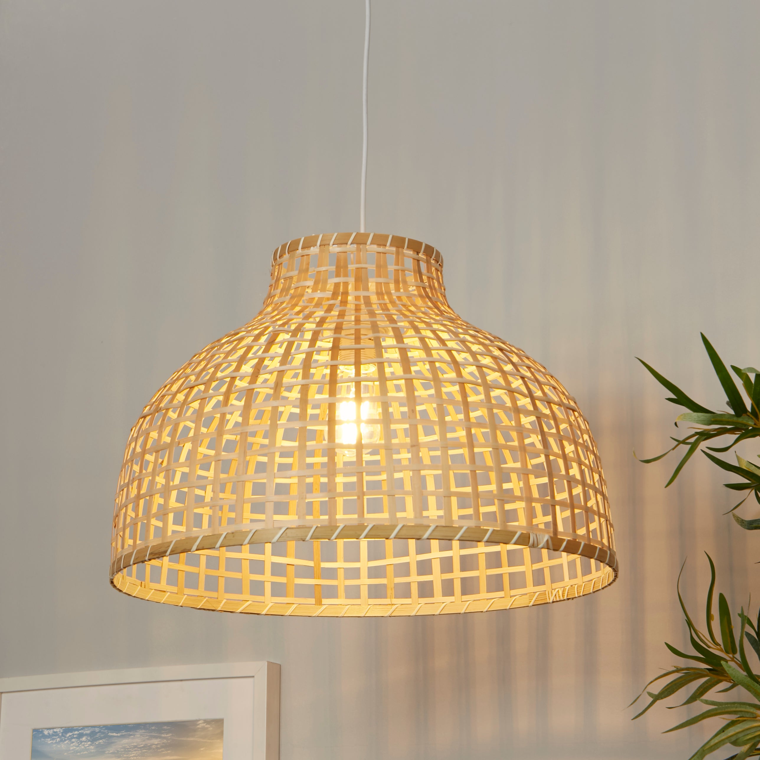 Bali Pendant 520mm - Bamboo