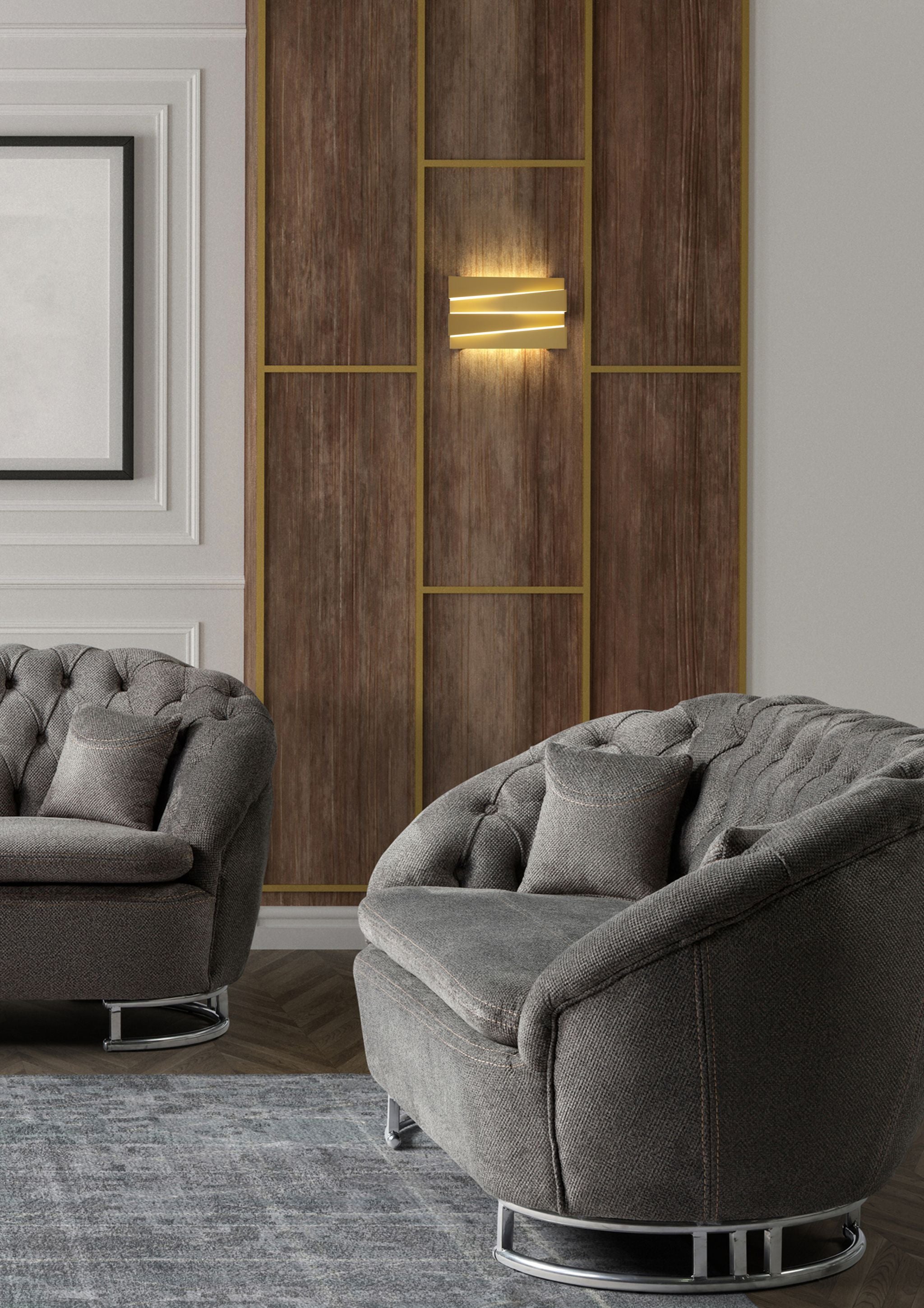 Section LED Wall Light