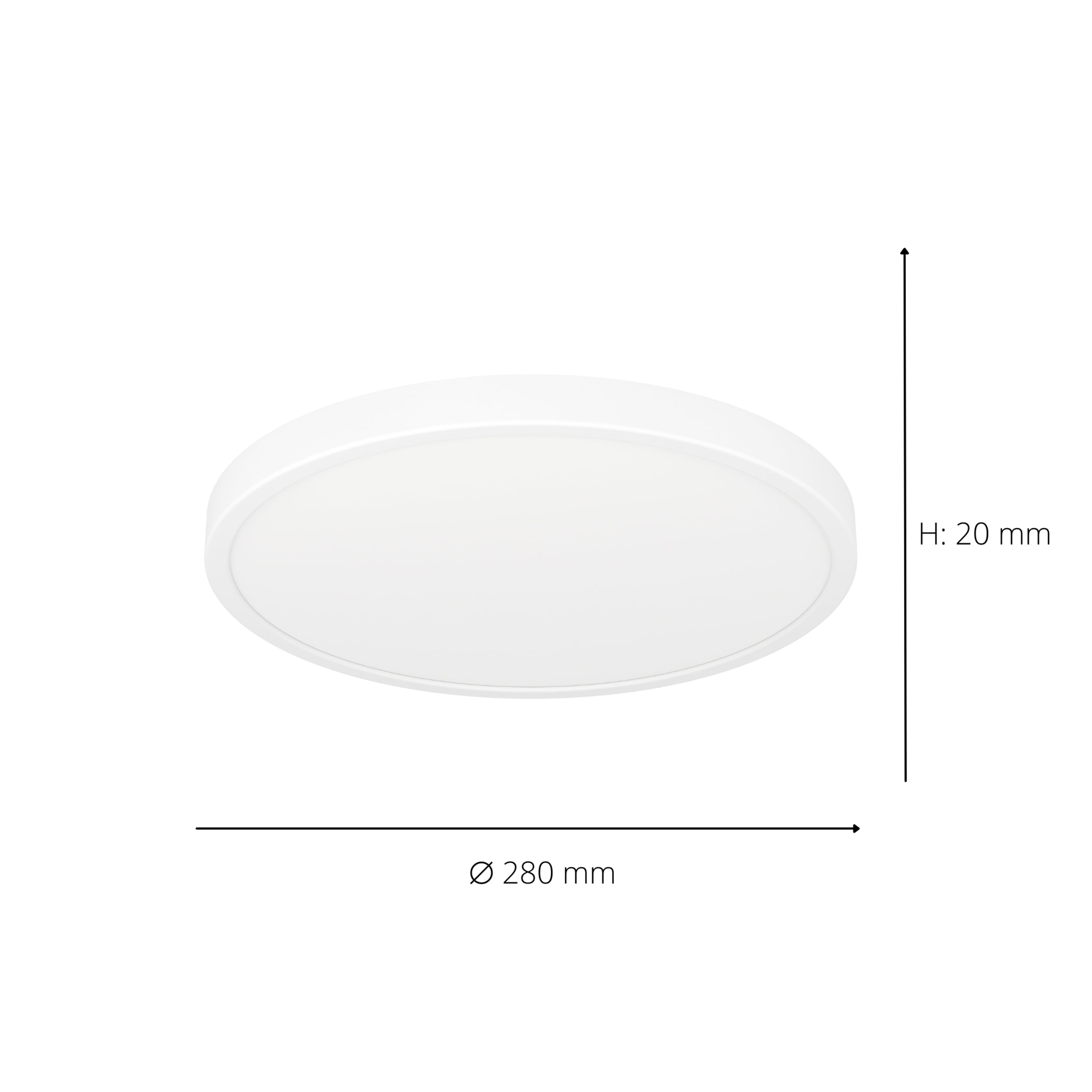 EGLO Fueva 6 Black LED Ceiling Light, 27cm