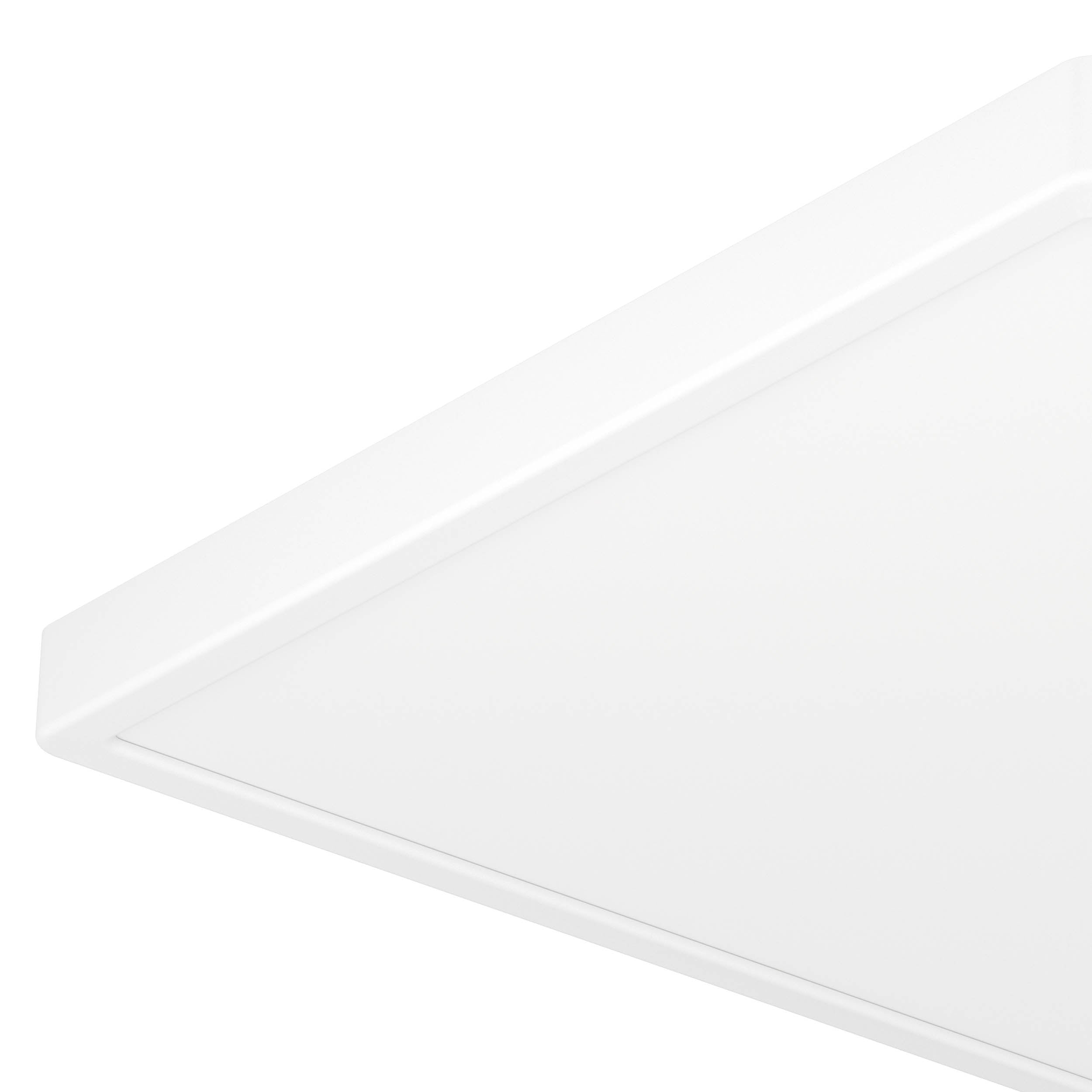 EGLO Fueva 6 Ultra-Slim LED Black Square Surface-Mounted Ceiling Light WBS