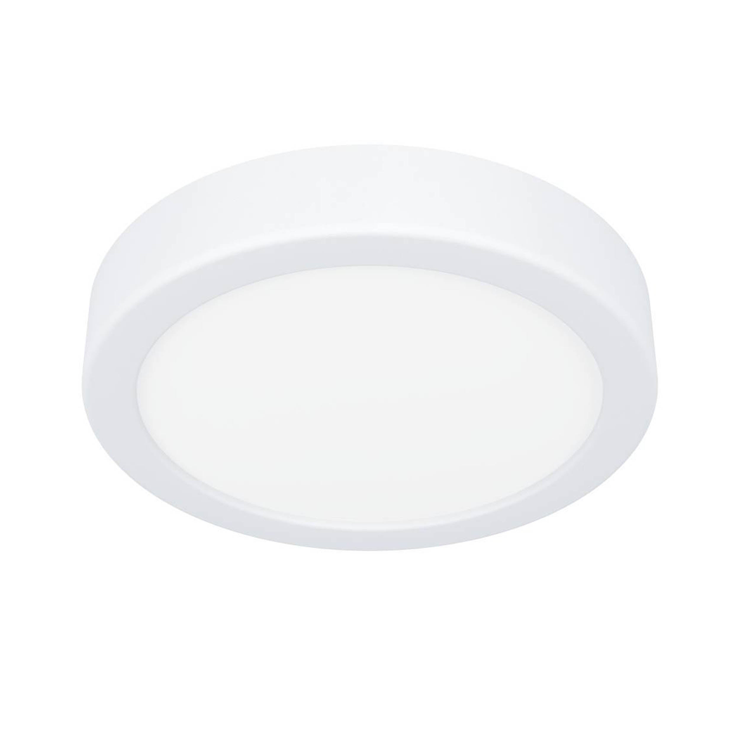 EGLO Fueva 6 IP44 LED CCT Plastic Ceiling Light, (D) 16.6cm White
