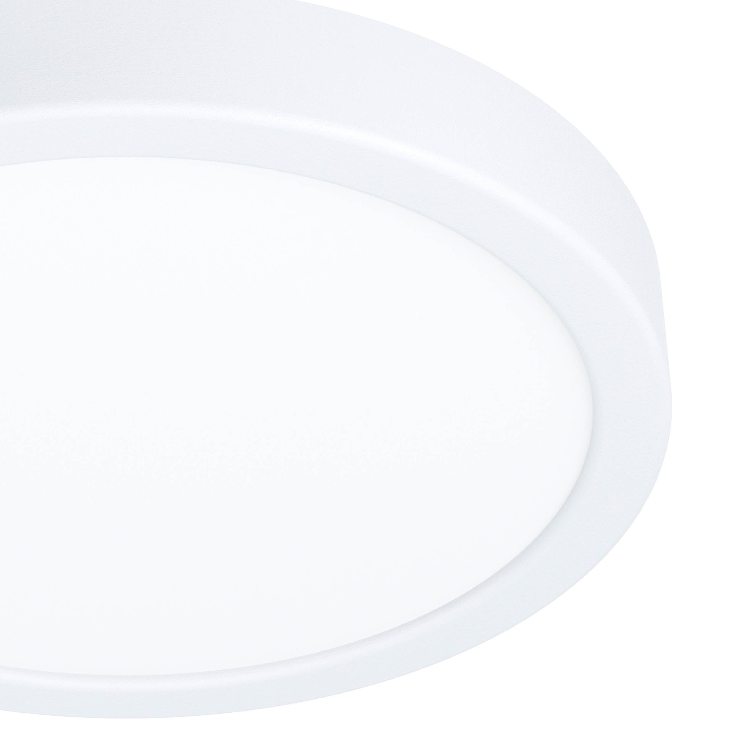 EGLO Fueva 6 Ultra-Slim Surface-Mounted White Round LED Light WBS