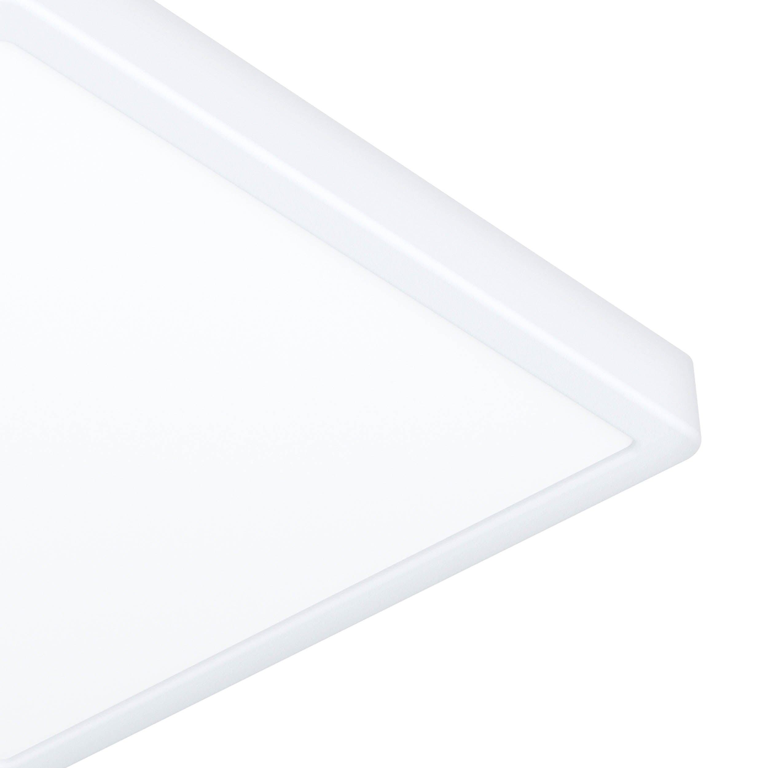 EGLO Fueva 6 Ultra-Slim White Square LED Ceiling Light WBS