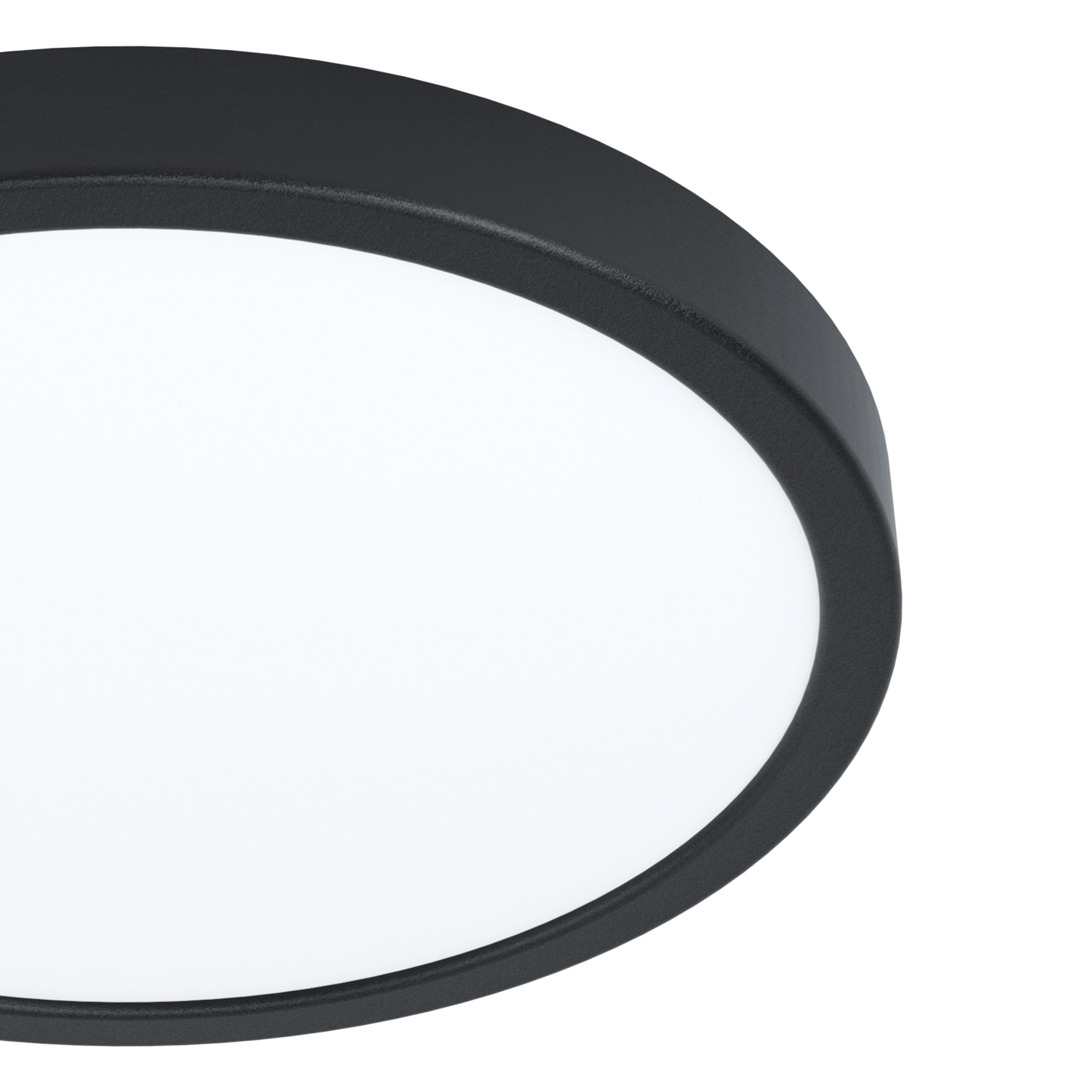 EGLO Fueva 6-Z Smart Control RGB IP44 Plastic Ceiling Light, 27.8cm Black