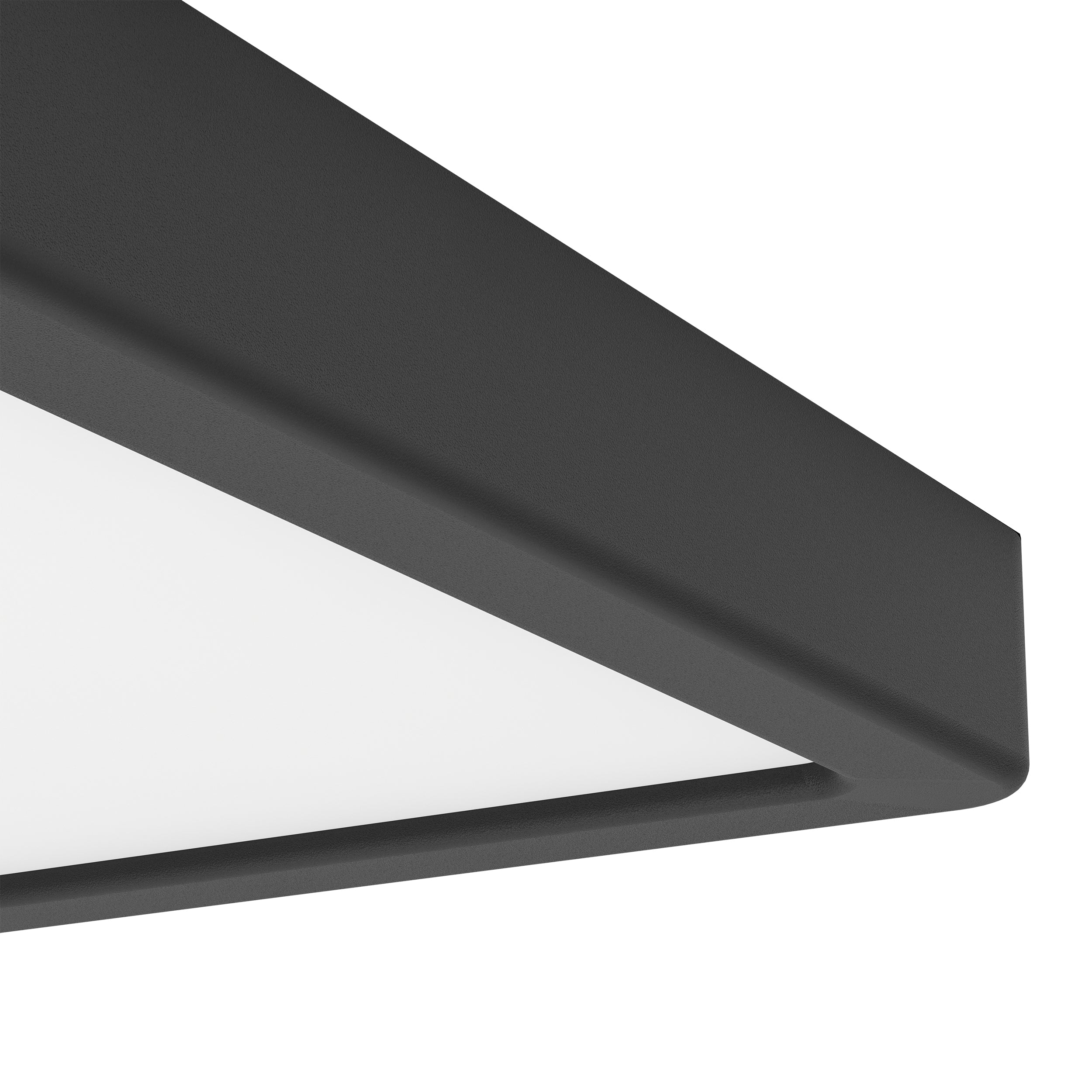 EGLO Fueva 6  Black Square LED Ceiling Light  220mm x 220mm