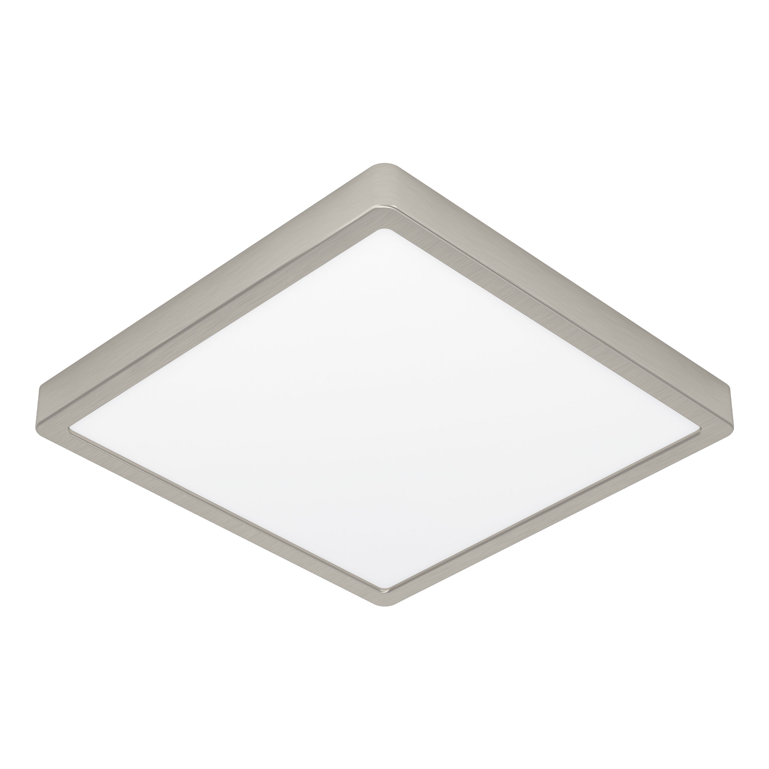 EGLO Fueva Ultra Slim 6 Chrome Square Ceiling Light