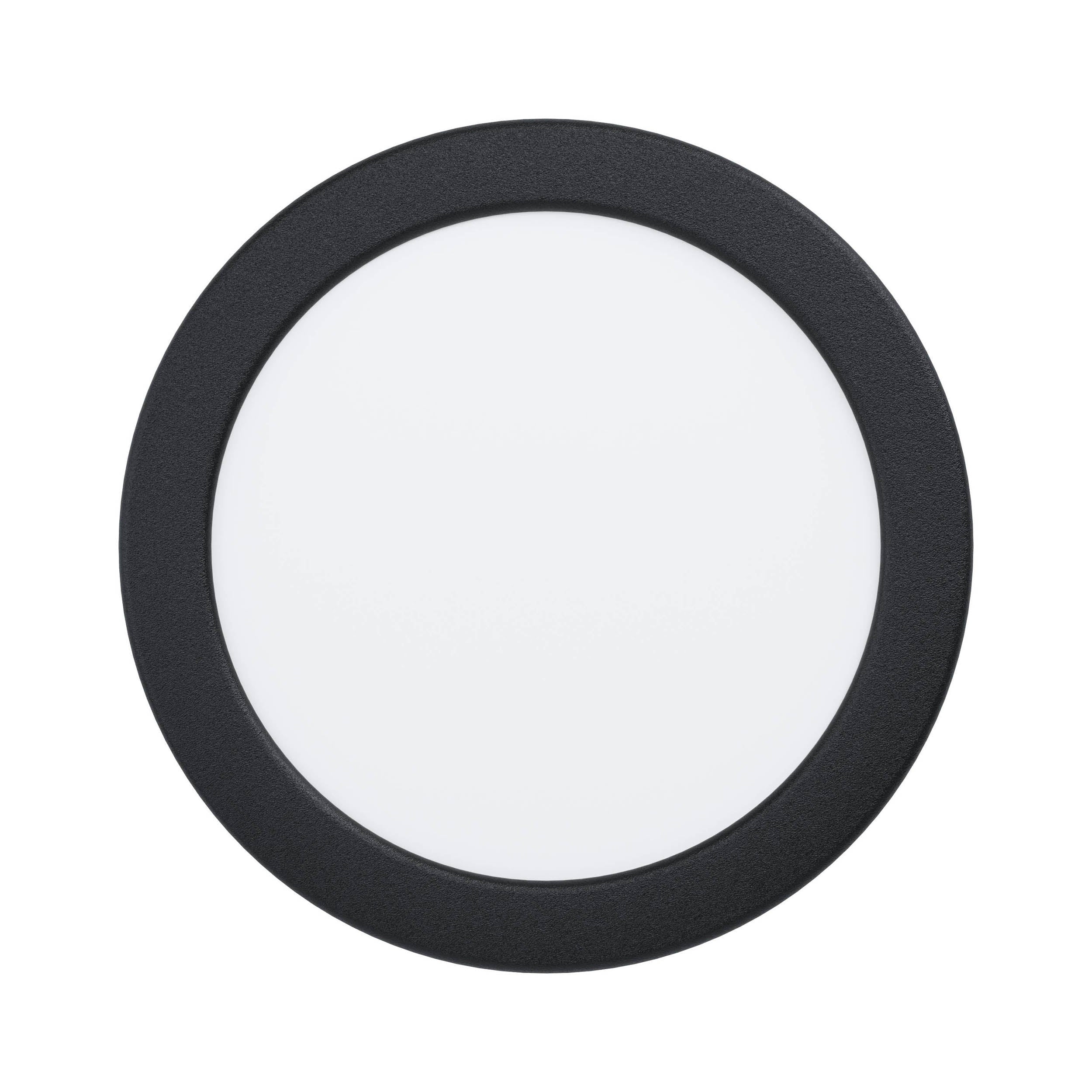 EGLO Fueva 6 Recessed LED Light Black 16.6cm