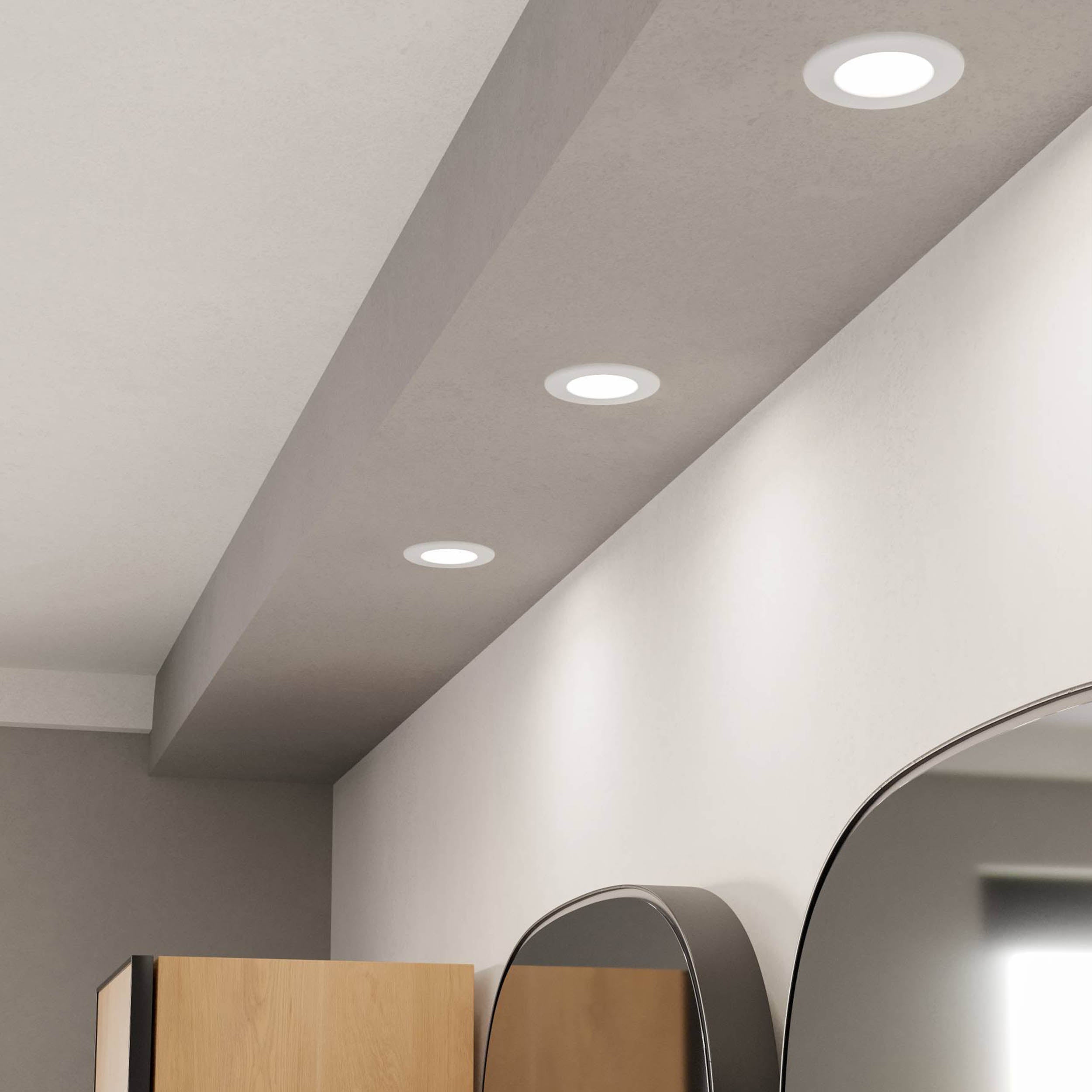 EGLO Fueva 6 Recessed LED Light White 8.6cm