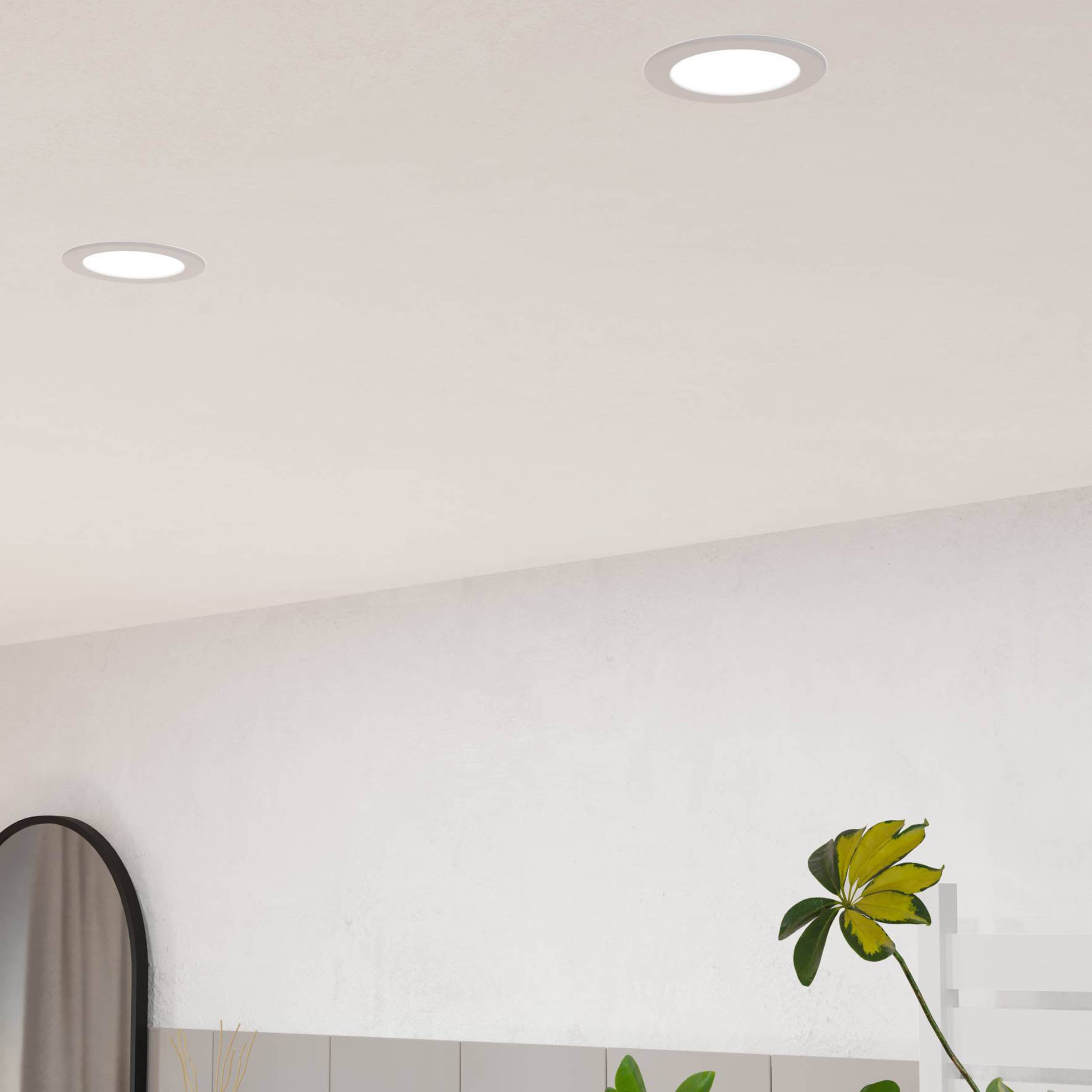 EGLO Fueva 6 Recessed LED Light White 11.7cm