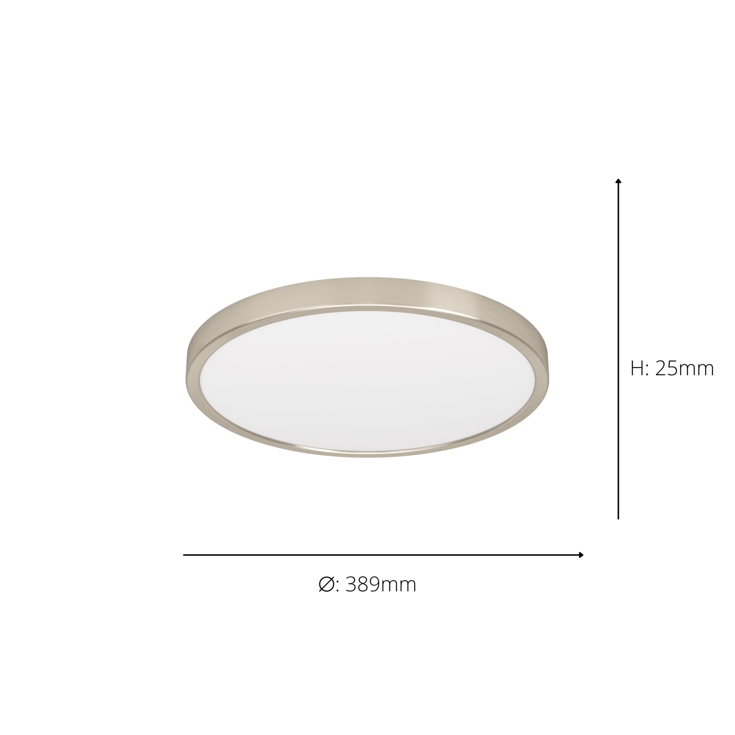 EGLO Fueva 6 Chrome Circular Ceiling Light