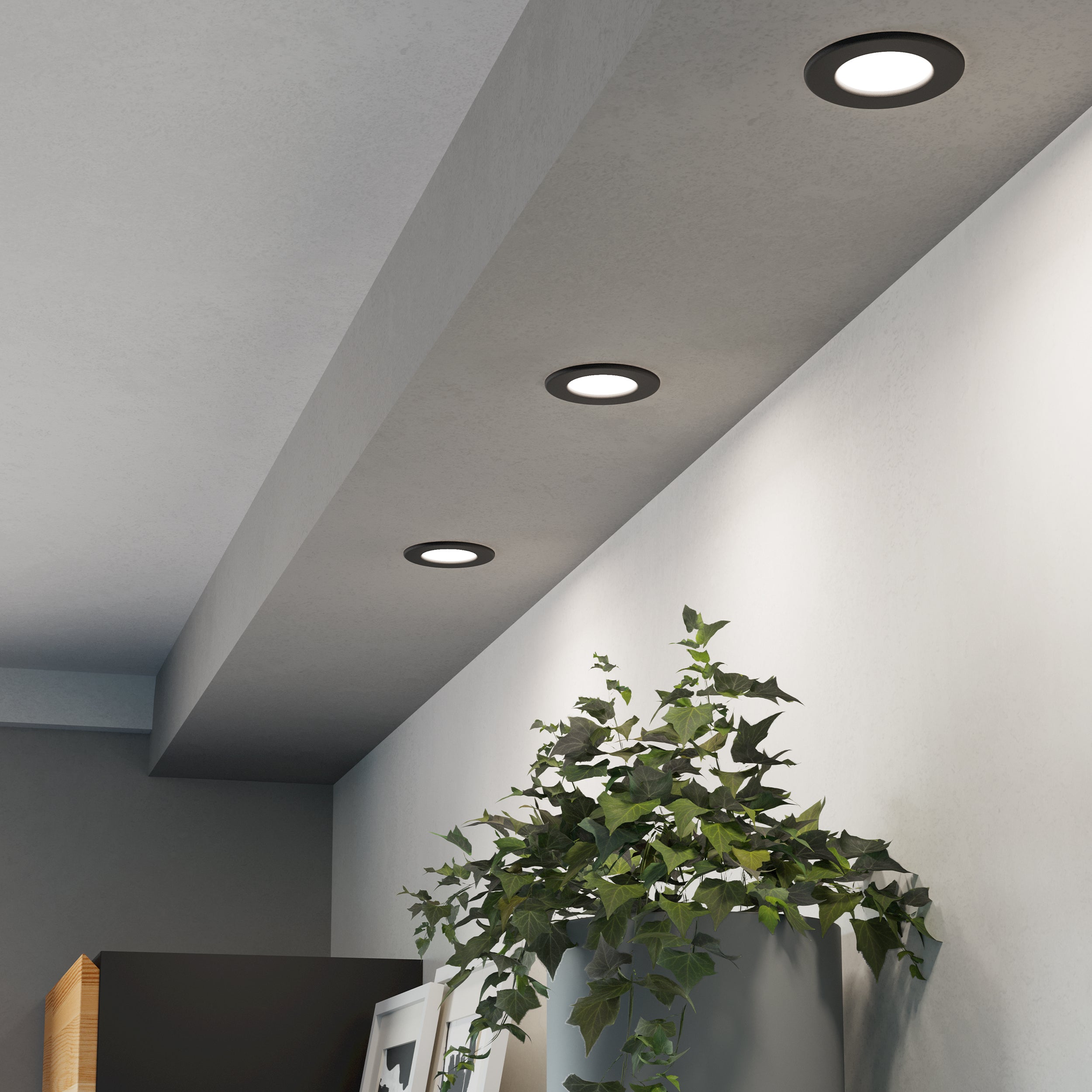 EGLO Fueva 6 Black Spot Recessed Light