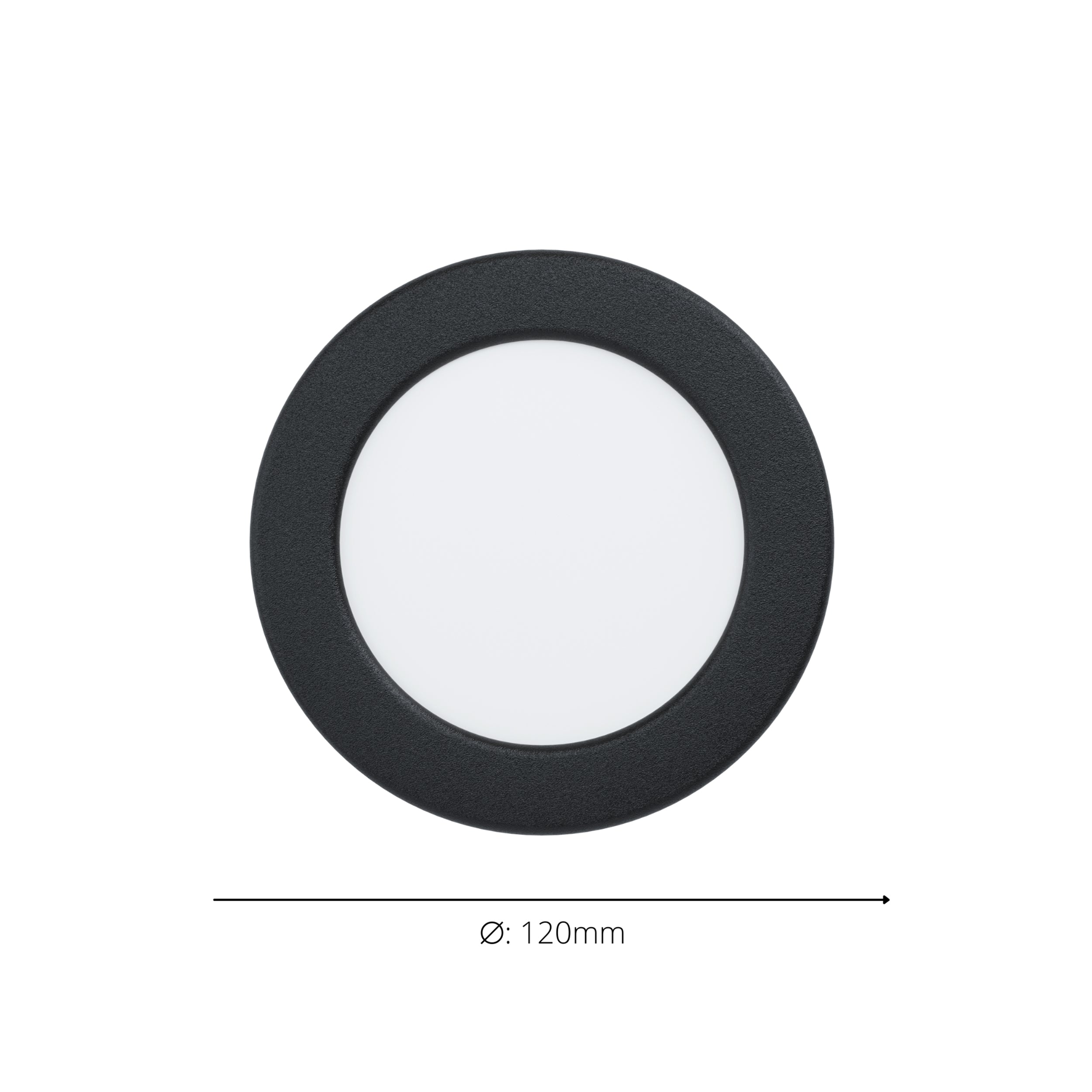 EGLO Fueva 6 Black Recessed Light