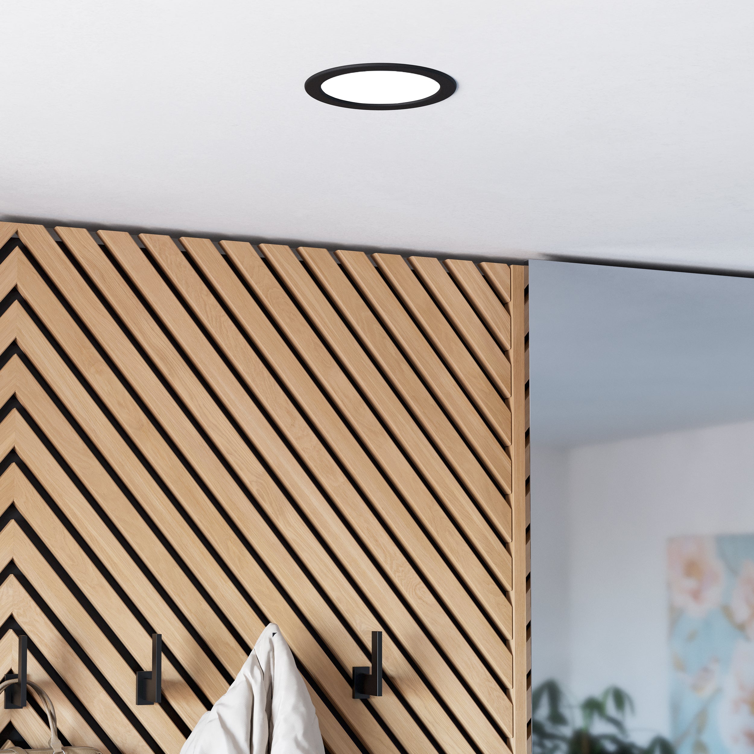 EGLO Fueva 6 Black Slim Recessed Light