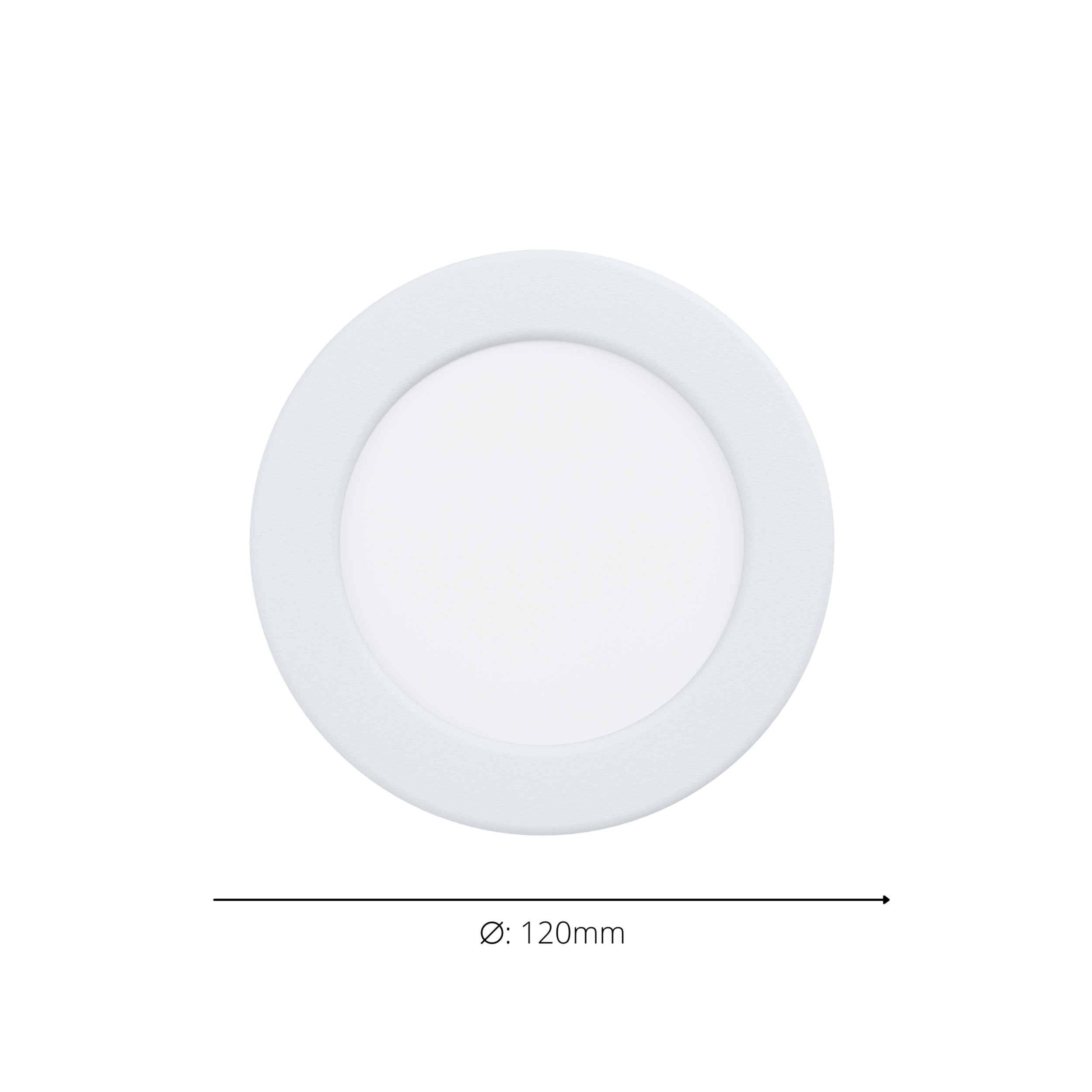 EGLO Fueva 6 White Recessed Light