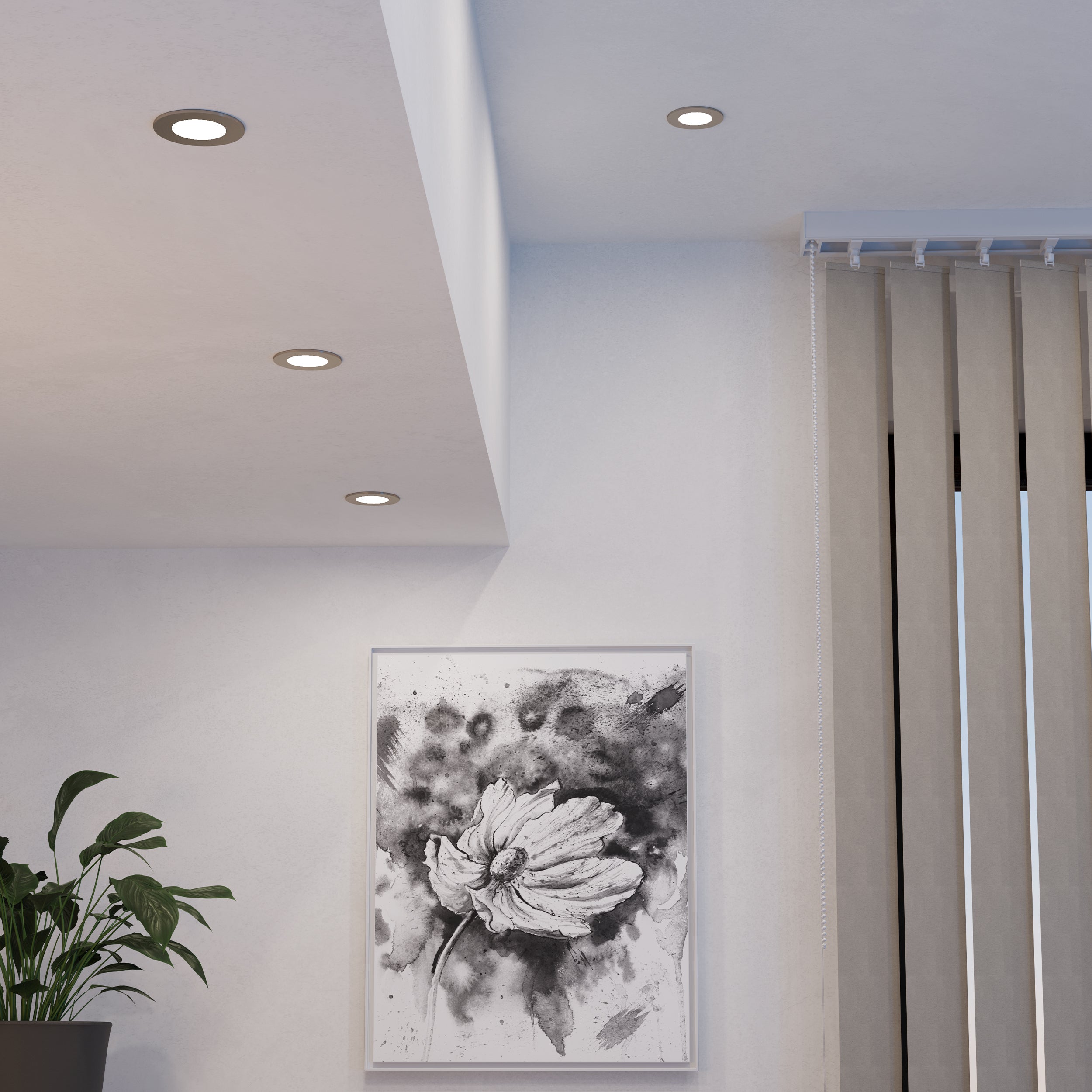 EGLO Fueva 6 Chrome Spot Recessed Light