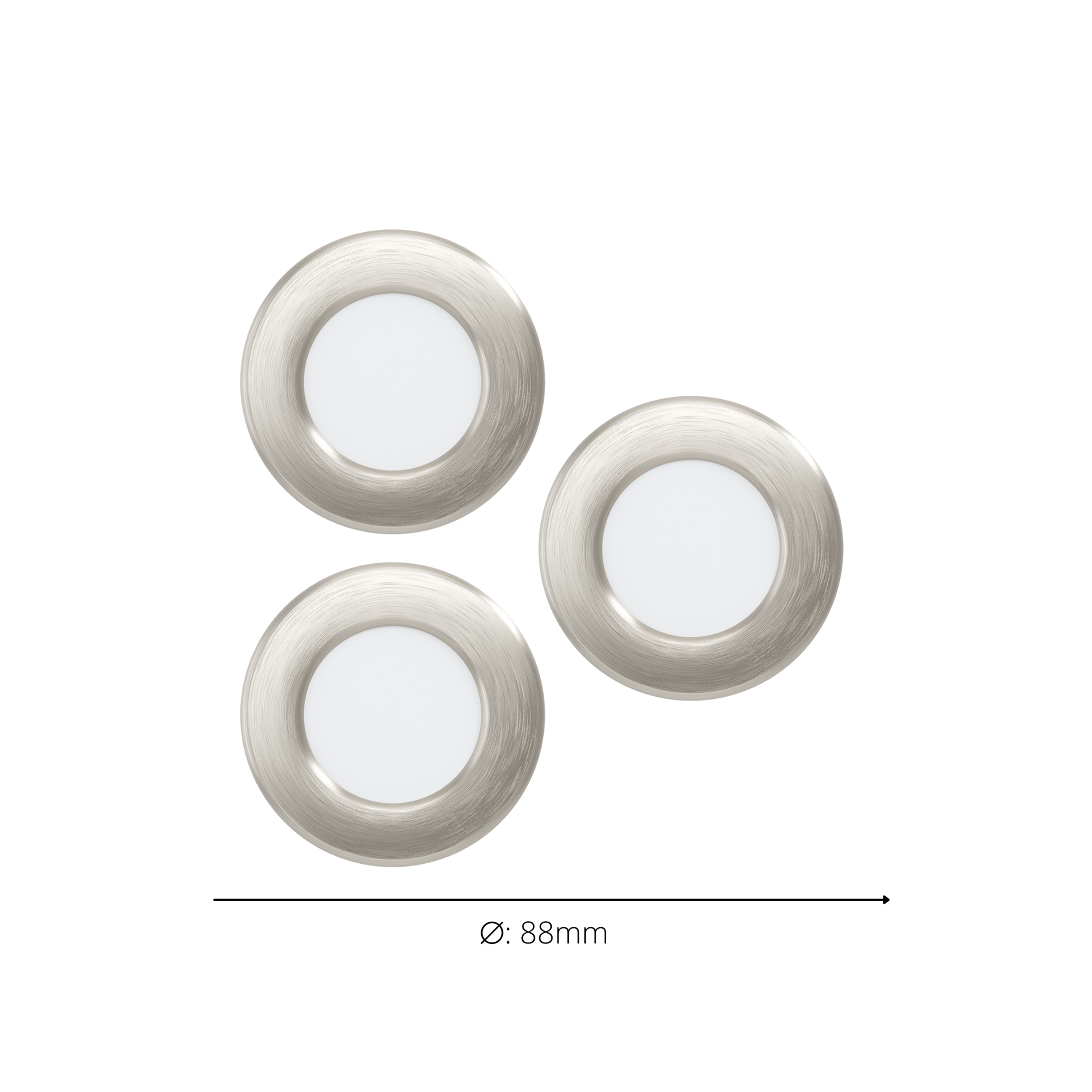 EGLO Fueva 6 Chrome Spot Recessed Light