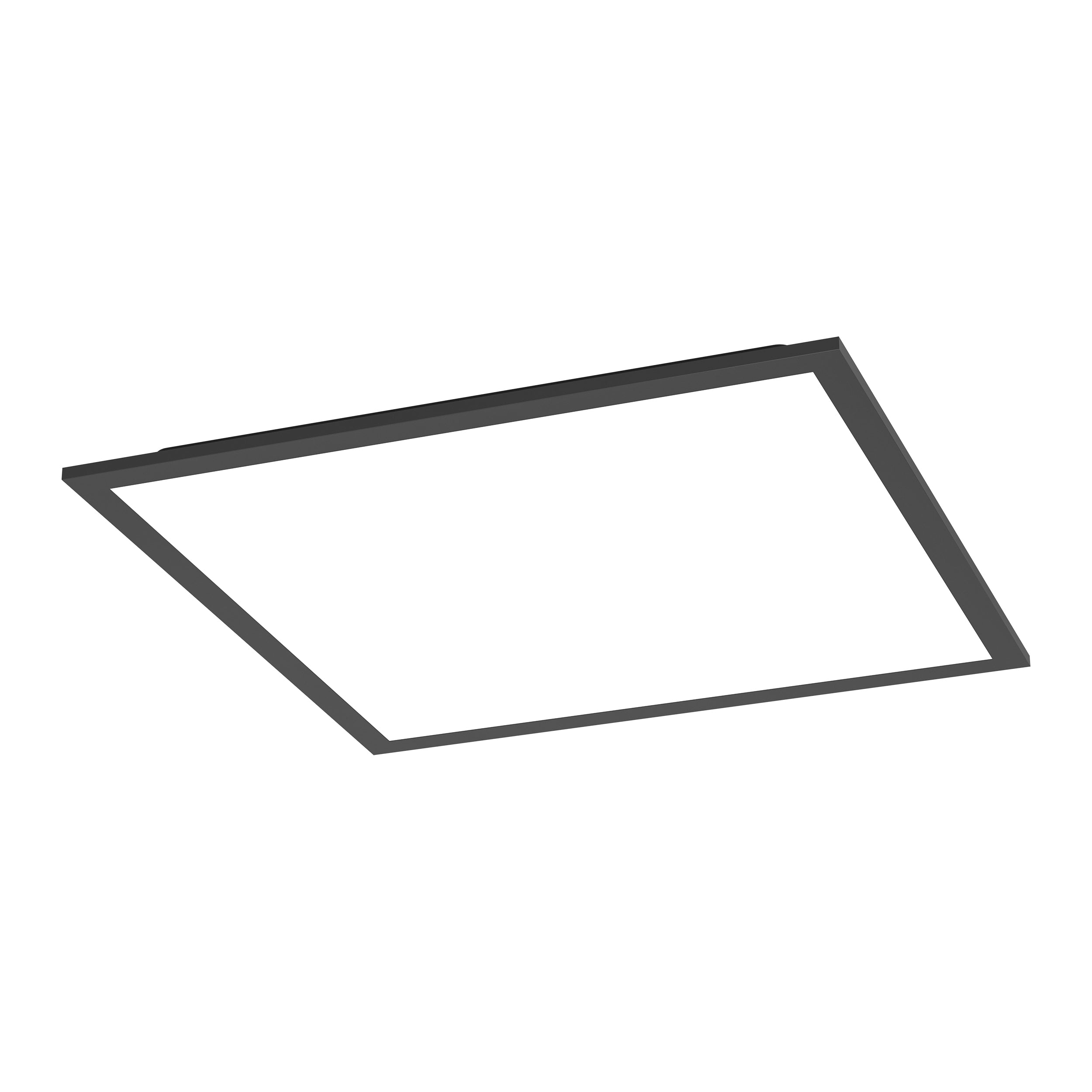 EGLO Moradillo-Z Square Black Slim Ceiling Light - 395