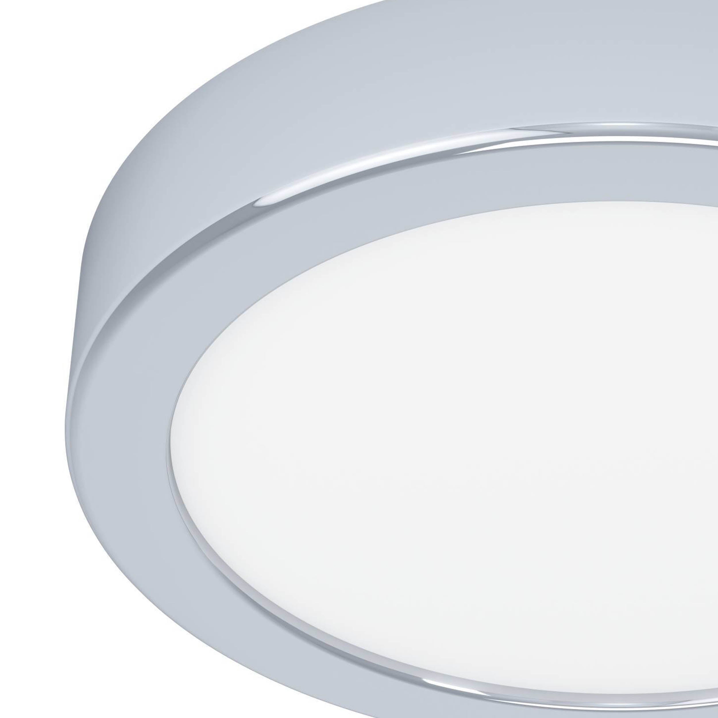 EGLO Fueva 6 Round Ceiling LED Light Chrome 16.5cm