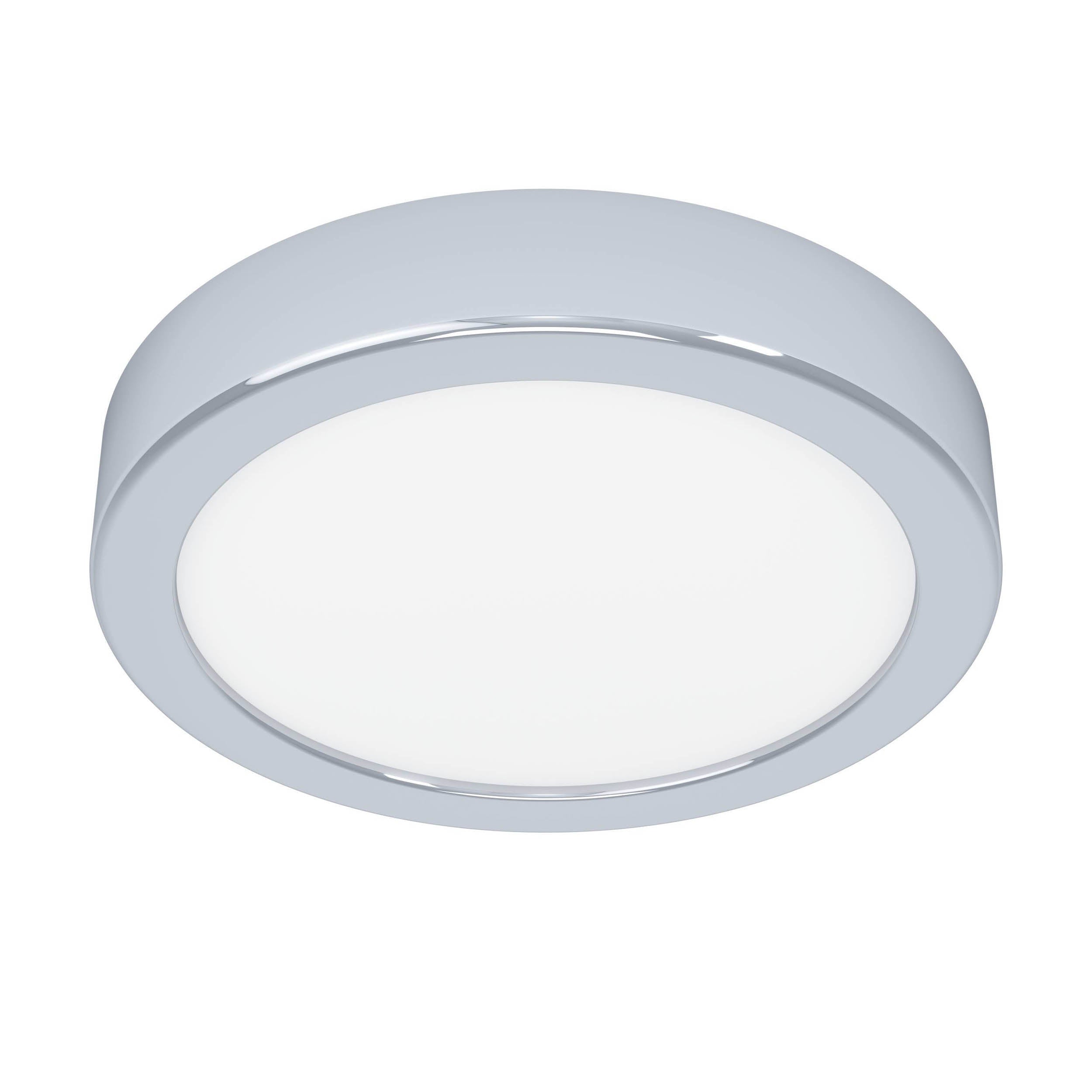 EGLO Fueva 6 Round Ceiling LED Light Chrome 16.5cm