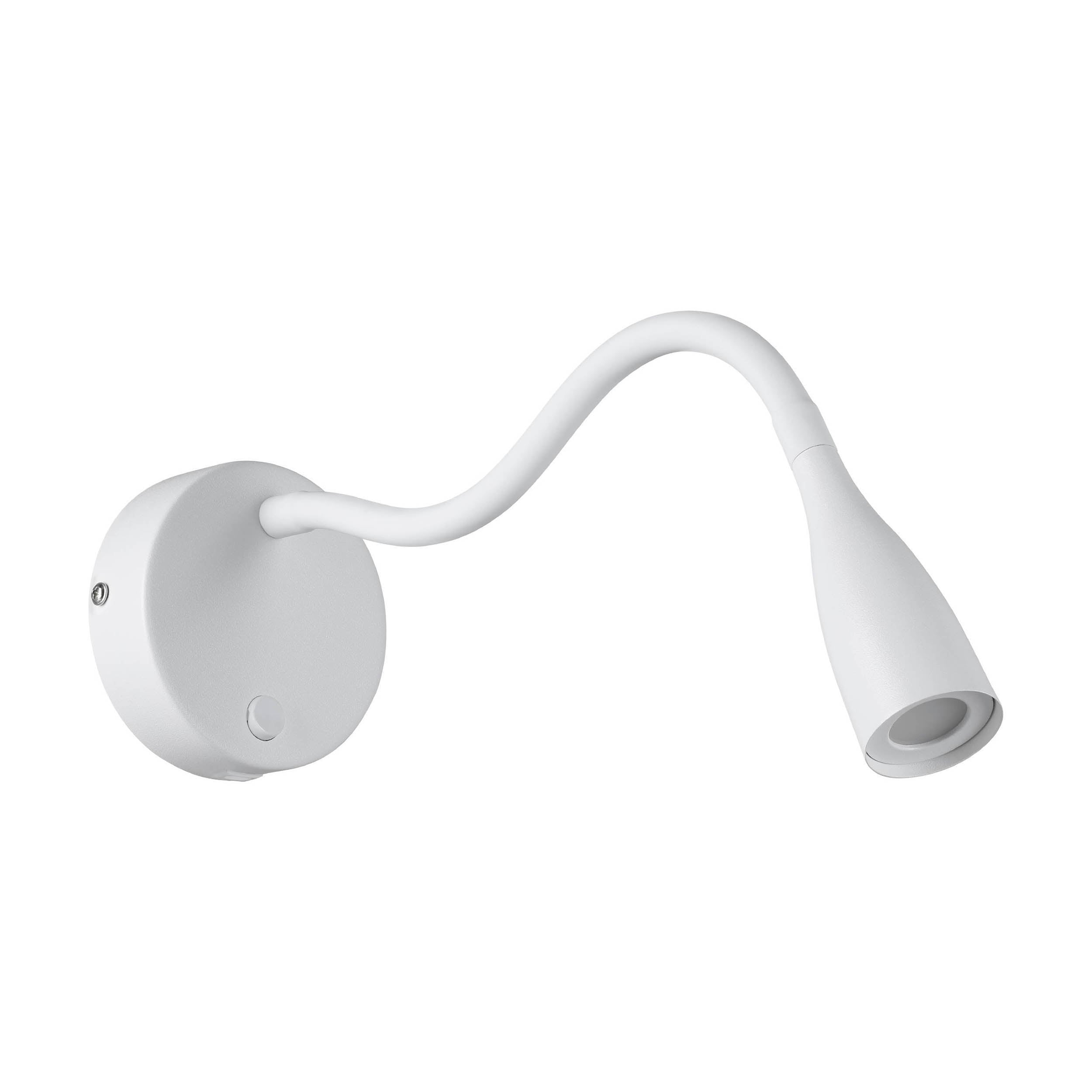 EGLO Olivandino 1 Wall Light White Adjustable LED Wall Light with USB Port