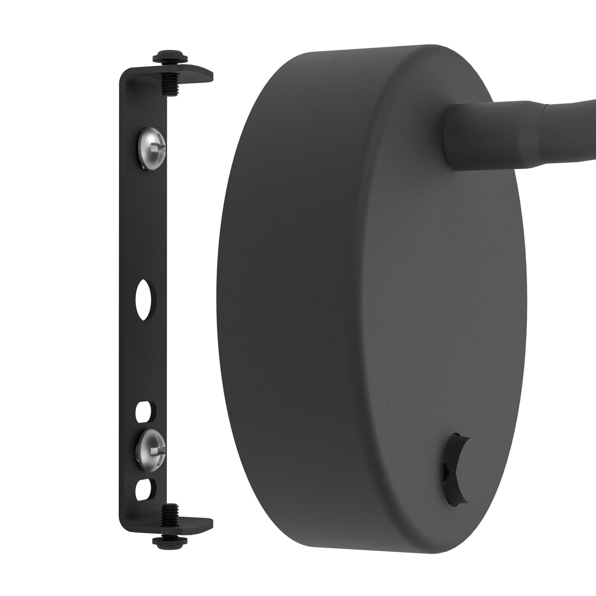 EGLO Olivandino 1 Wall Light Matte Black Sleek LED Wall Light with Adjustable Arm