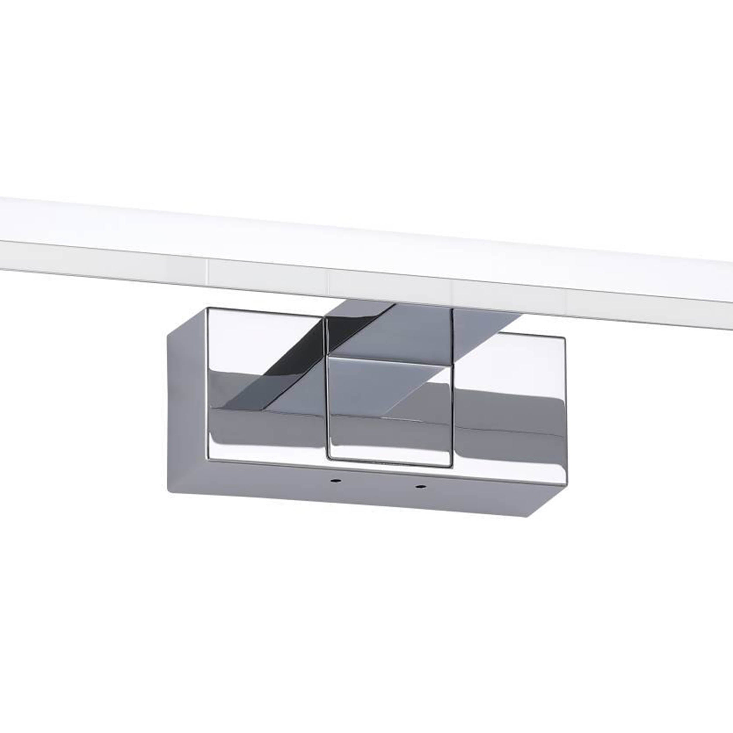 EGLO Conettilla Mirror Light Chrome 60 cm Vertical Mount LED Bathroom Light with CCT and Splash Protection