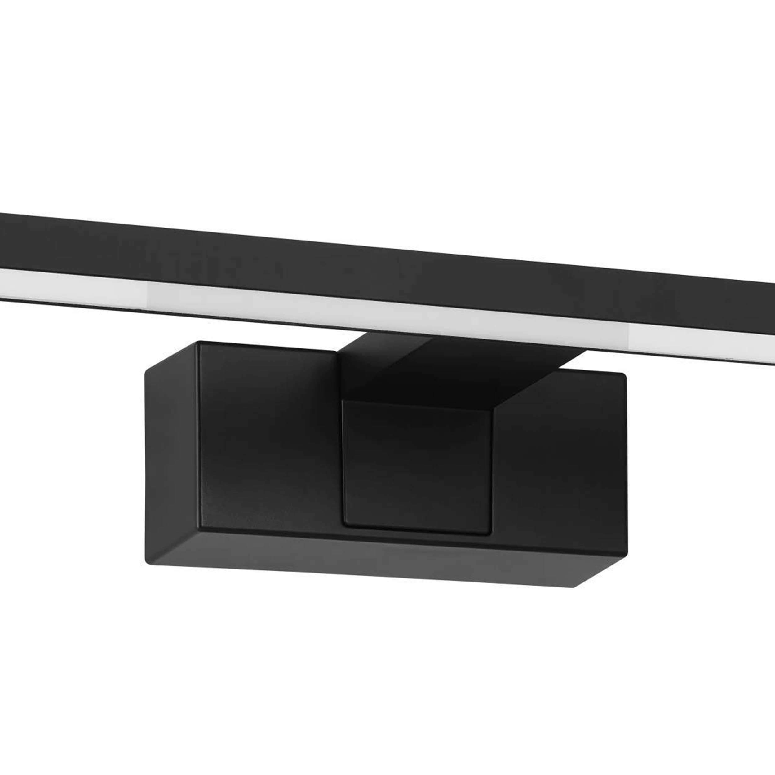 EGLO Conettilla Mirror Light Black 60 cm Modern Black LED Mirror Light with CCT and IP44