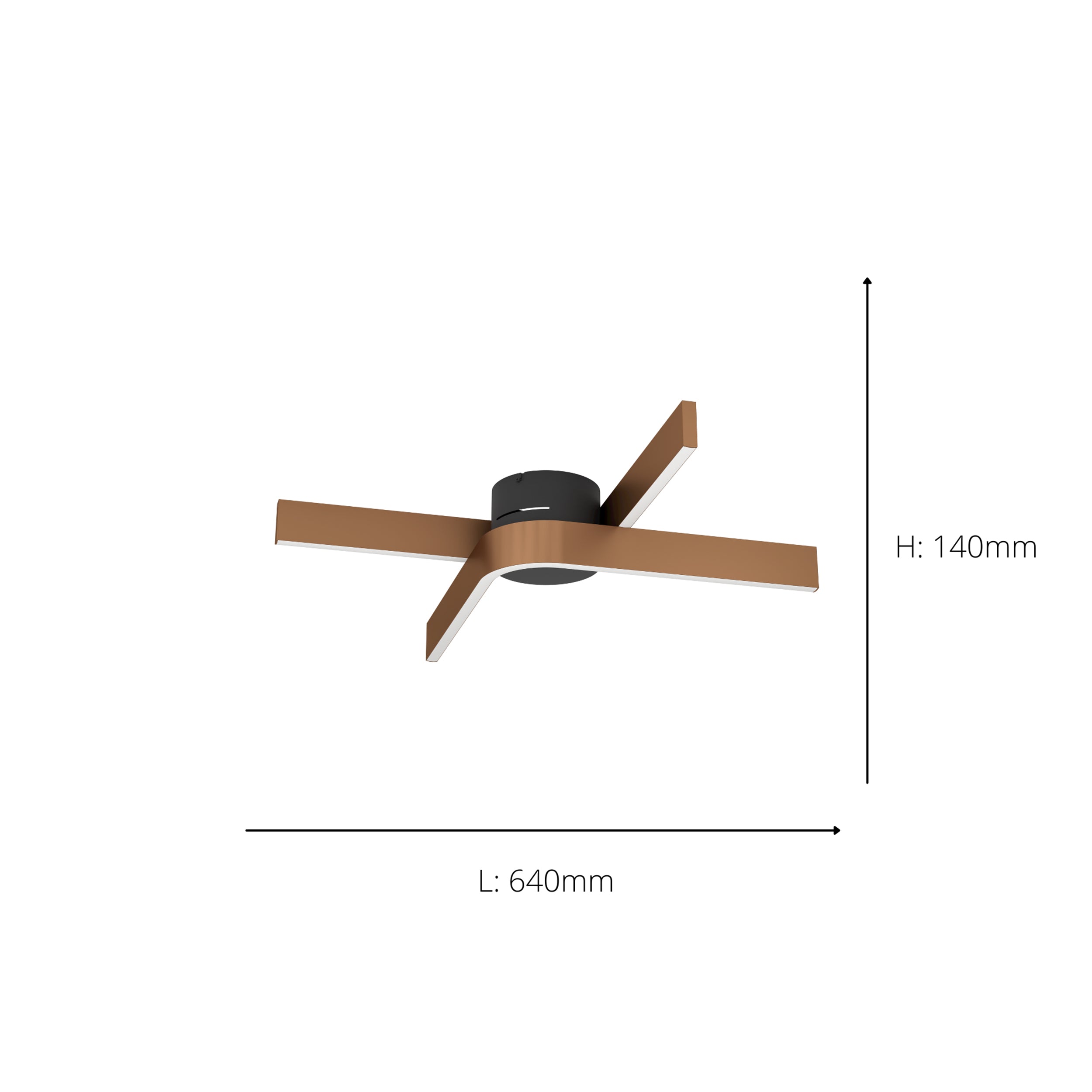 EGLO Folcino-Z Bronze Ceiling Light