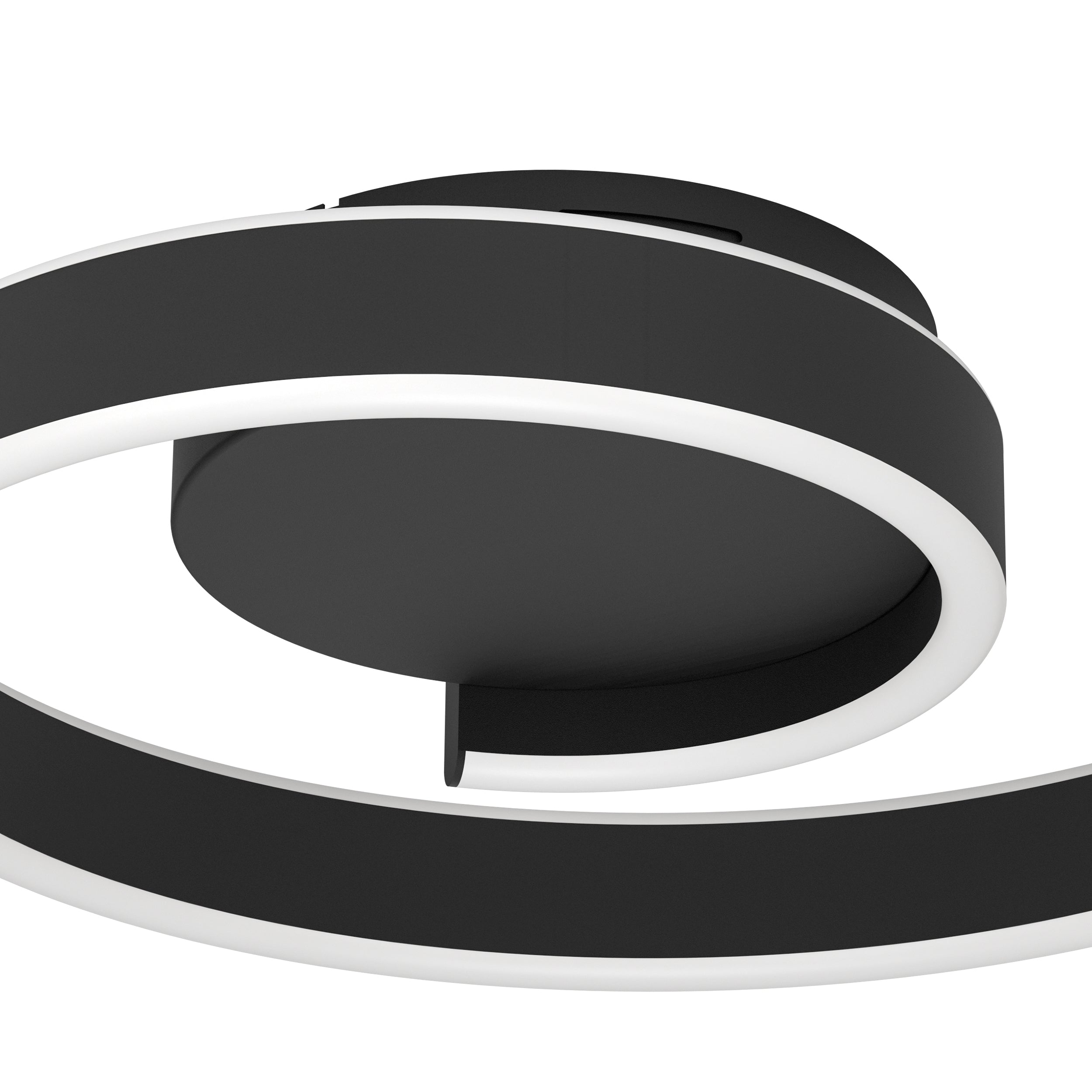 EGLO Andabaia-X Black Flush Ceiling Light