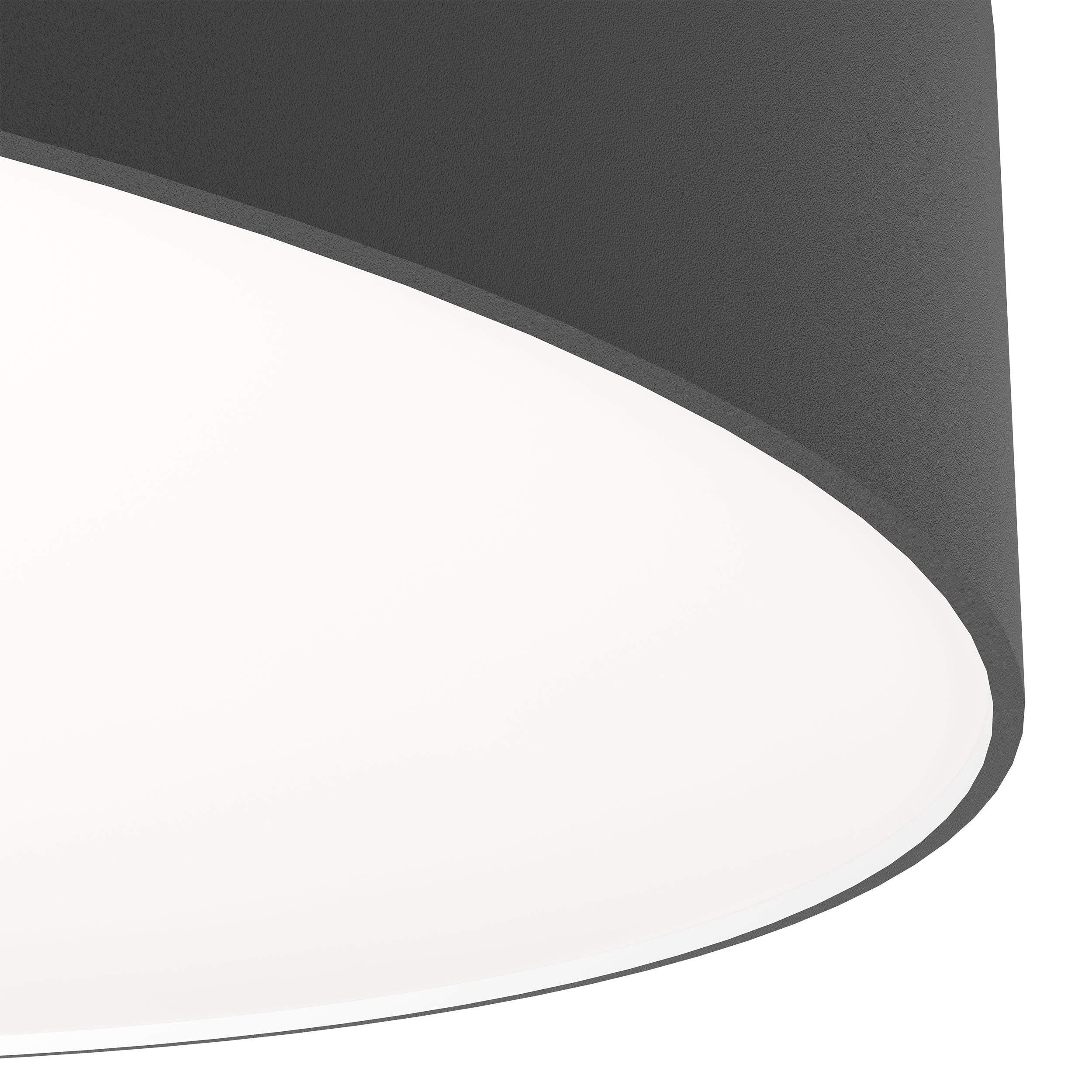 EGLO Gallizzi-Z Flush Black Ceiling Light - 490