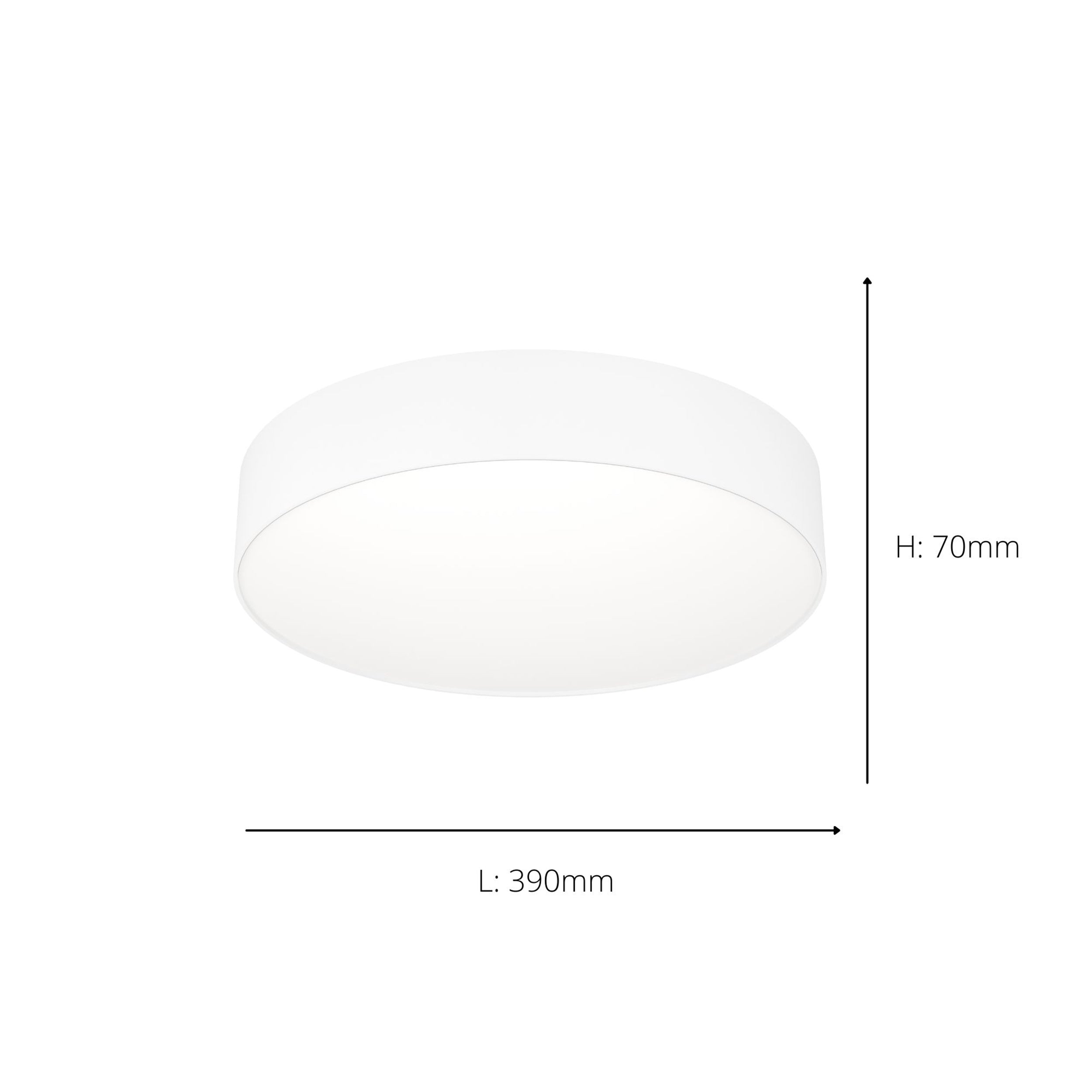 EGLO Gallizzi-Z Flush White Ceiling Light - 390