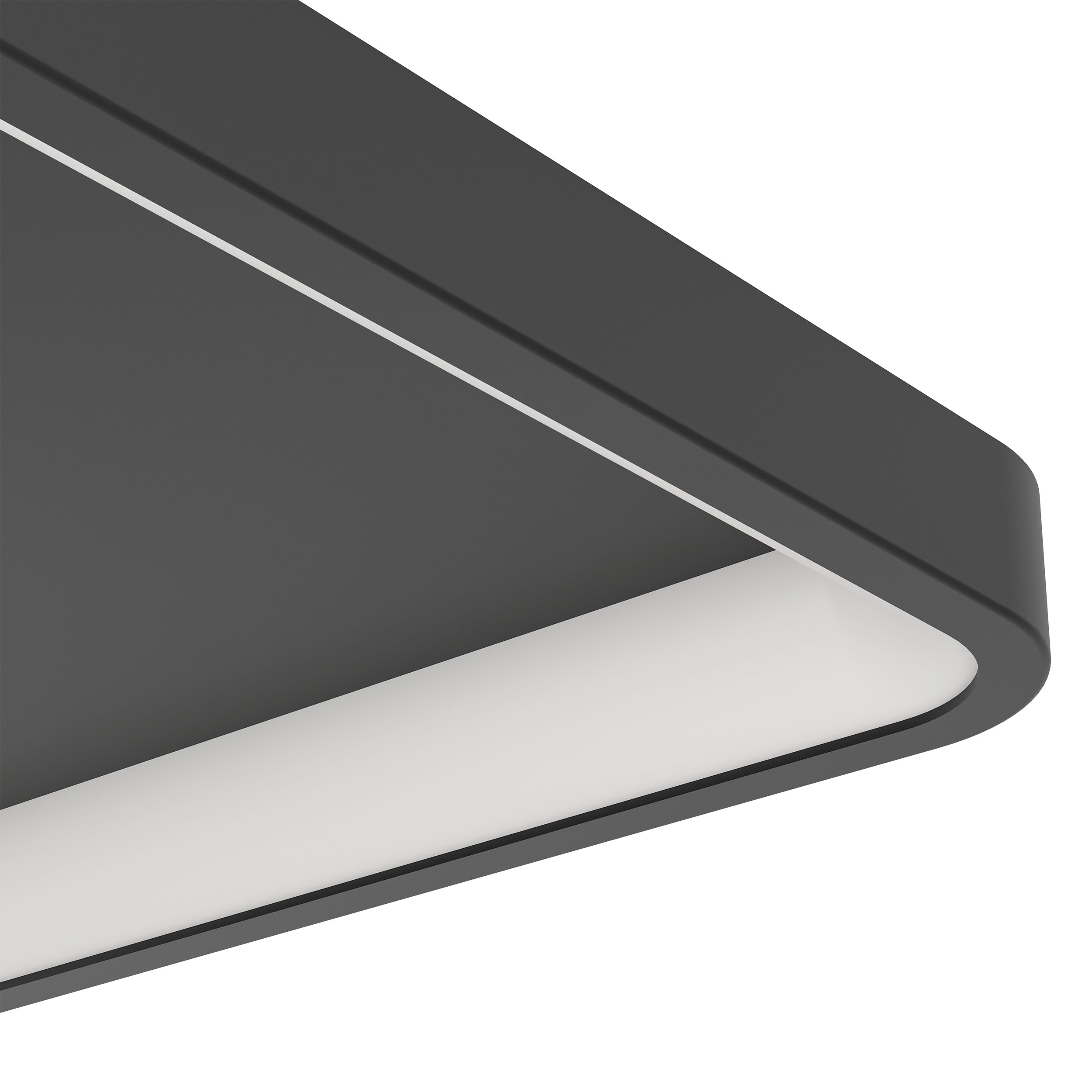 EGLO Loretello-Z Black Flush Square Ceiling Light