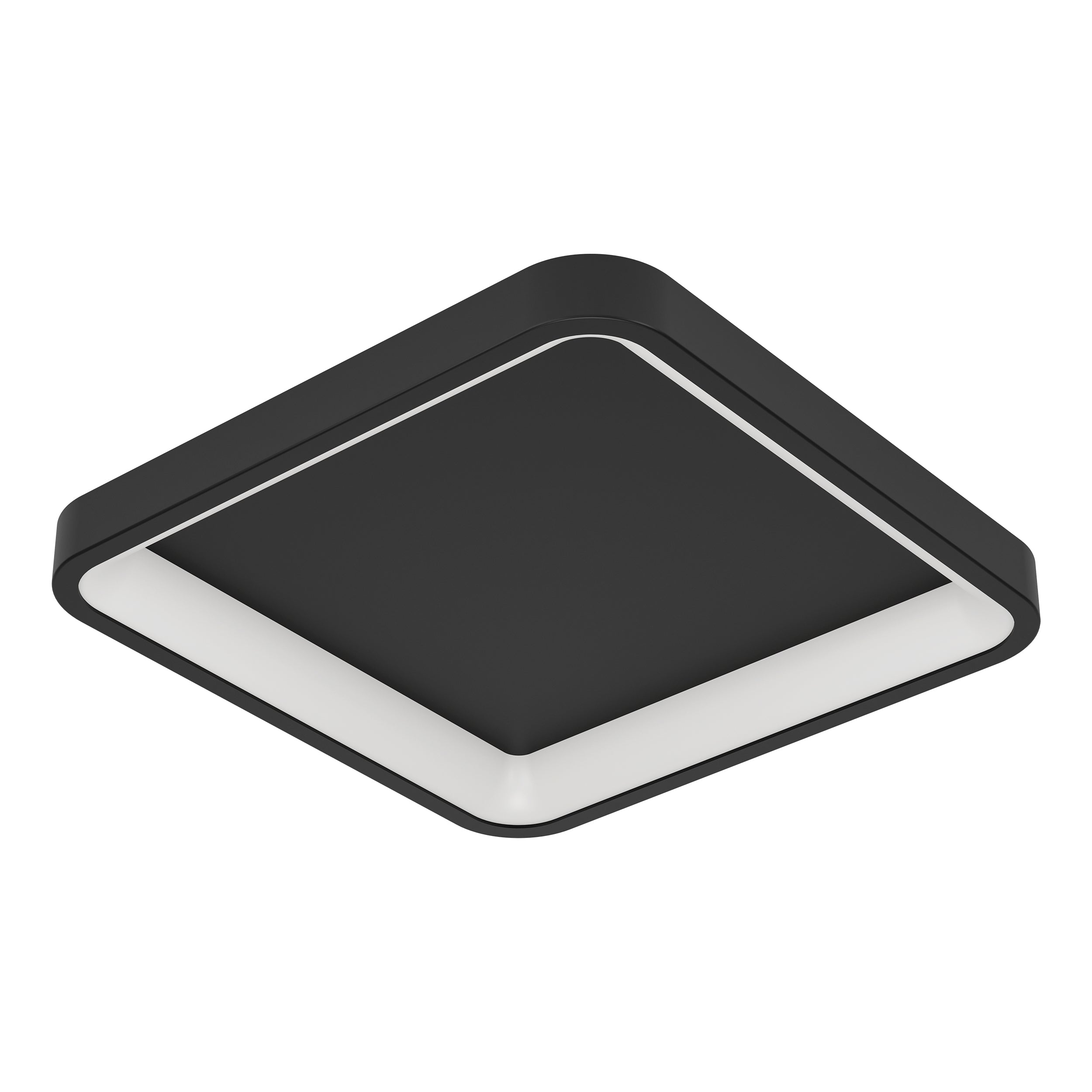 EGLO Loretello-Z Black Flush Square Ceiling Light