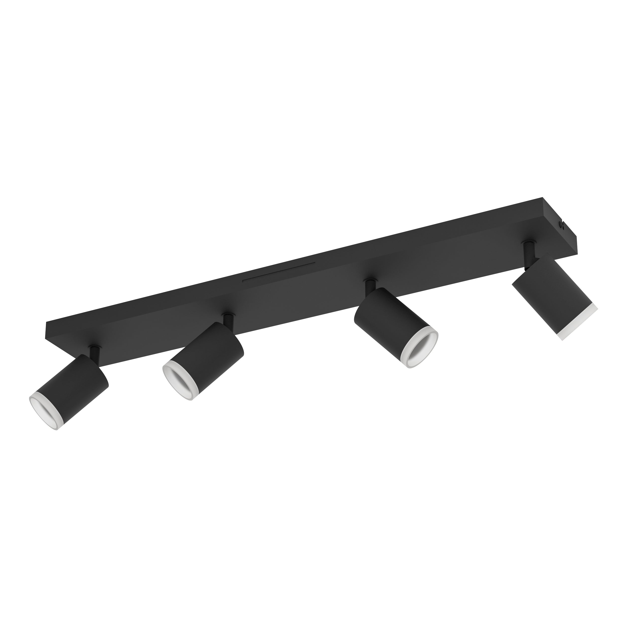 EGLO Melitello-Z Smart Control RGB LED 4 Light Spotlight, Black