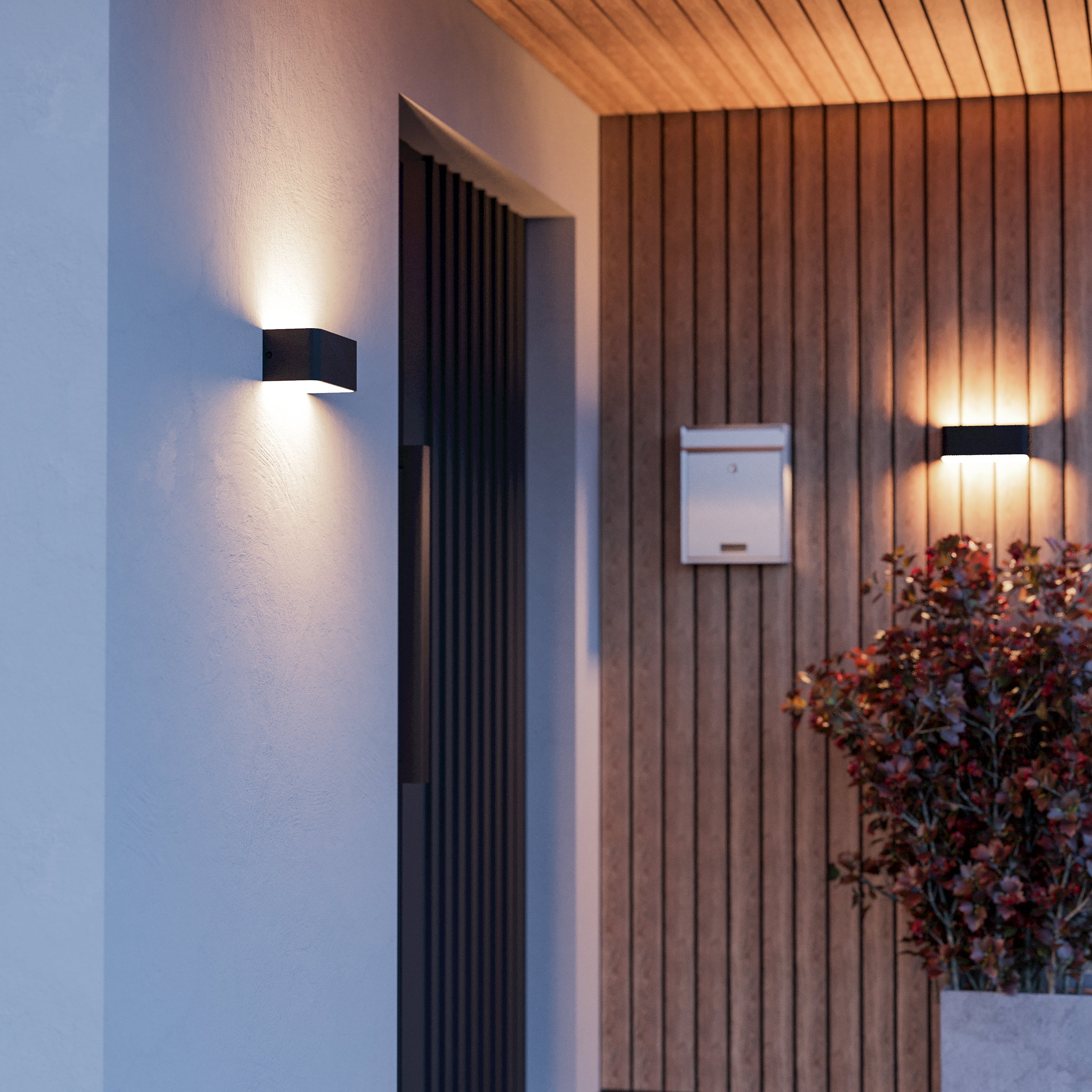 EGLO Sania Black Wall Light