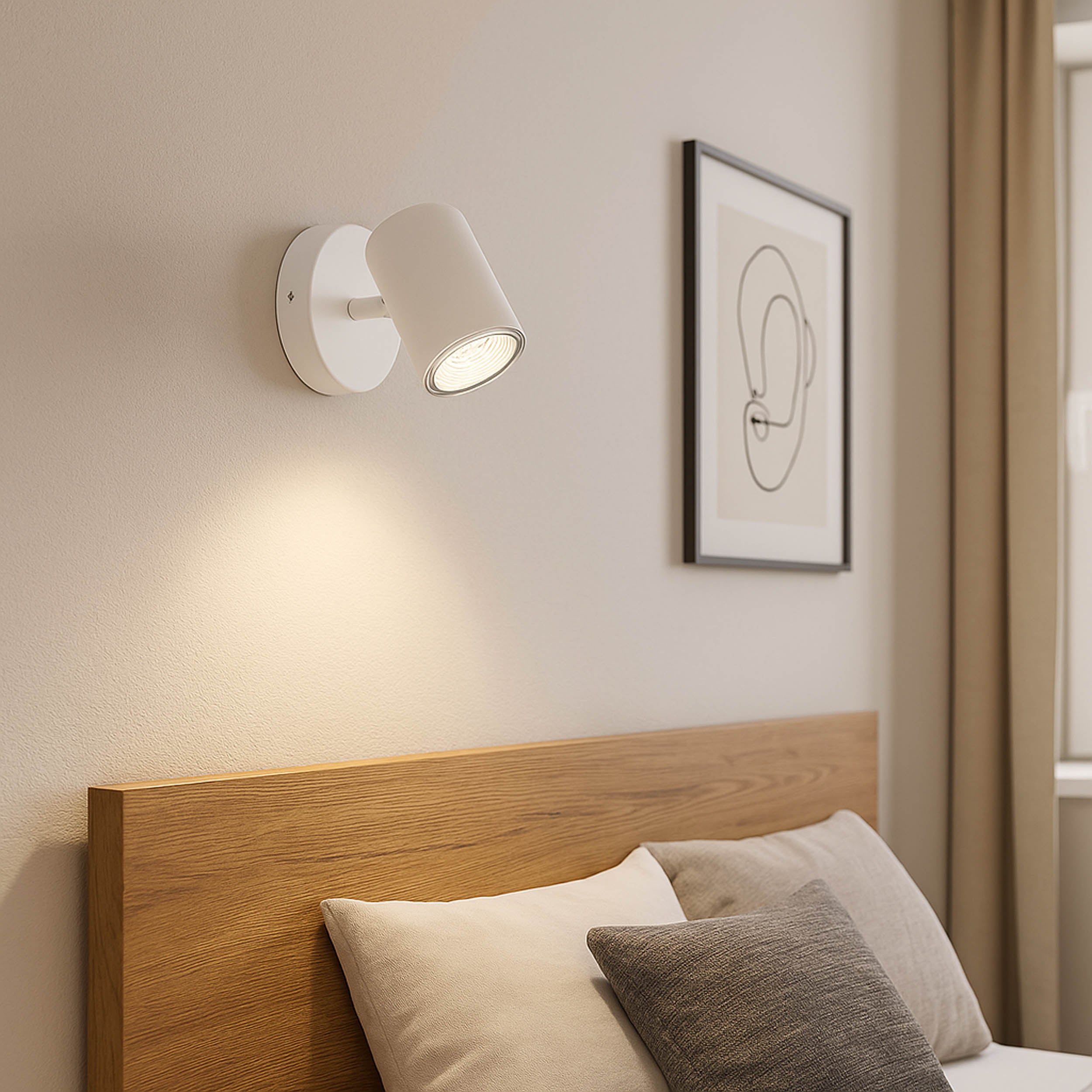 EGLO Consuma 1 White Steel GU10 Single Bathroom Spotlight