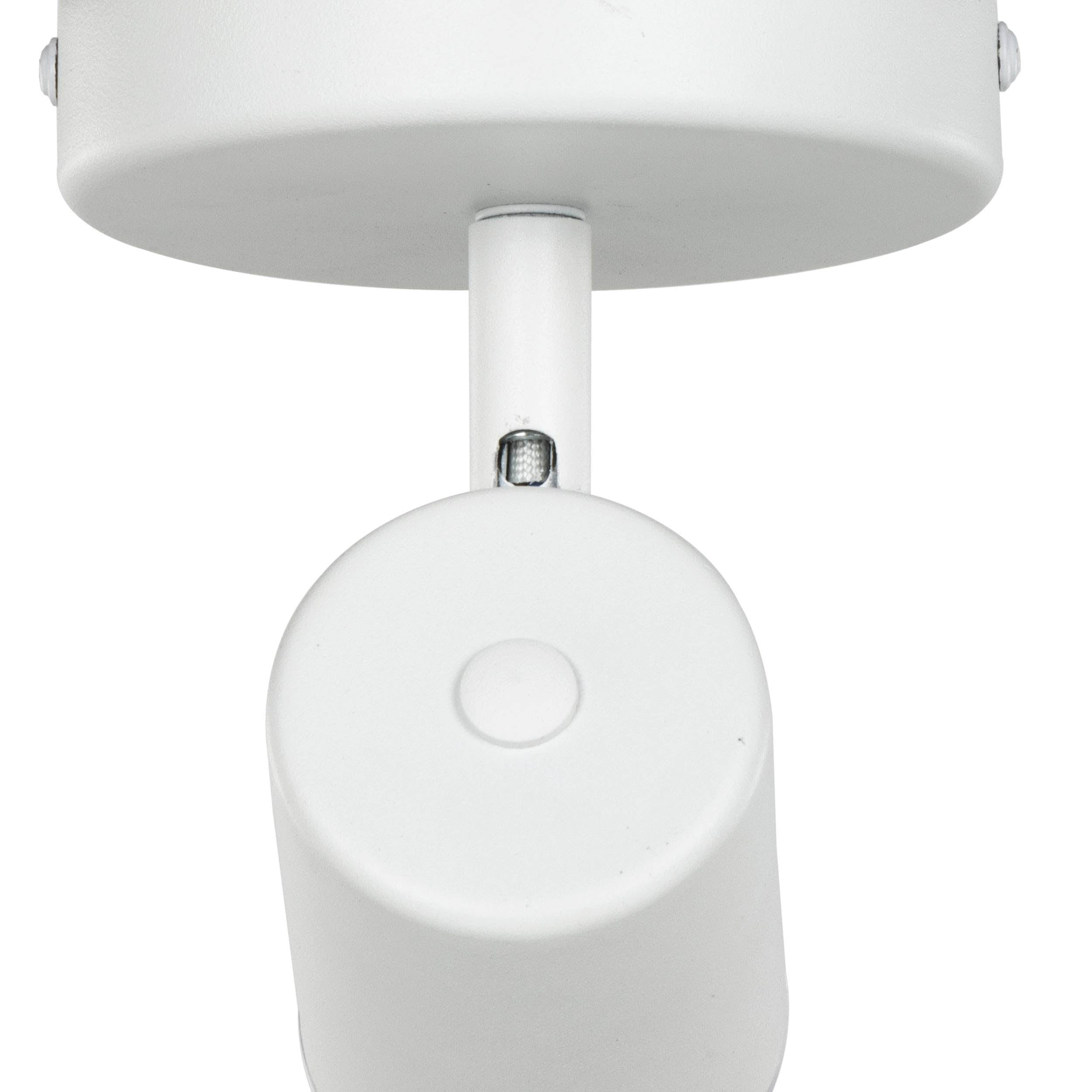 EGLO Consuma 1 White Steel GU10 Single Bathroom Spotlight