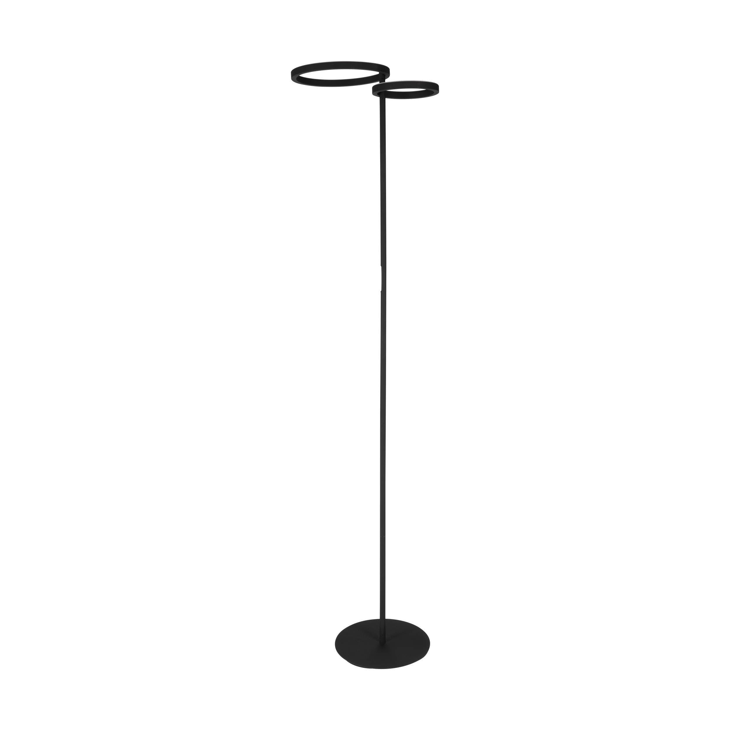 EGLO Castelpoto 1 Black Dual LED Profiles Floor Lamp