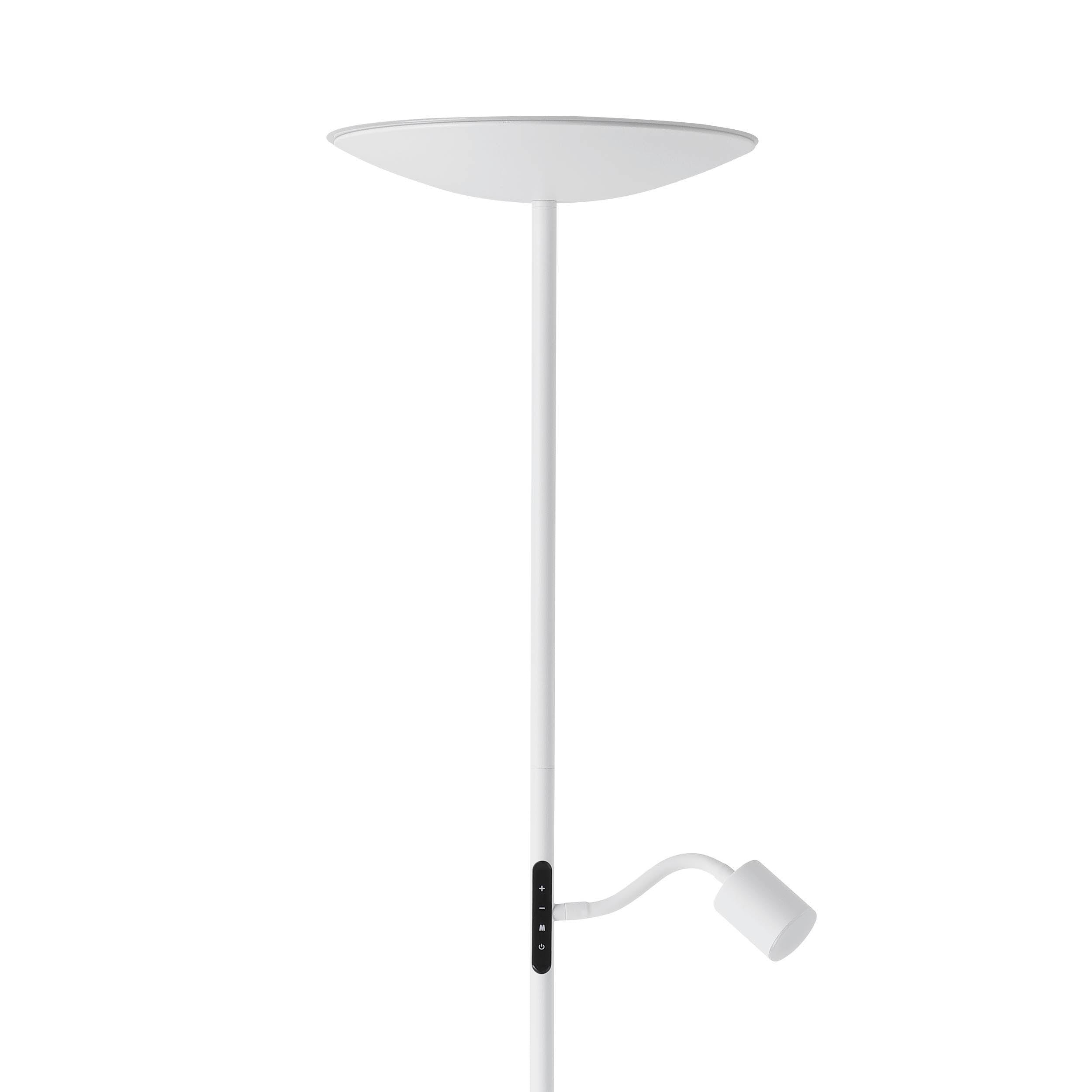 EGLO Conivarino White Steel LED Mother & Child Floor Lamp
