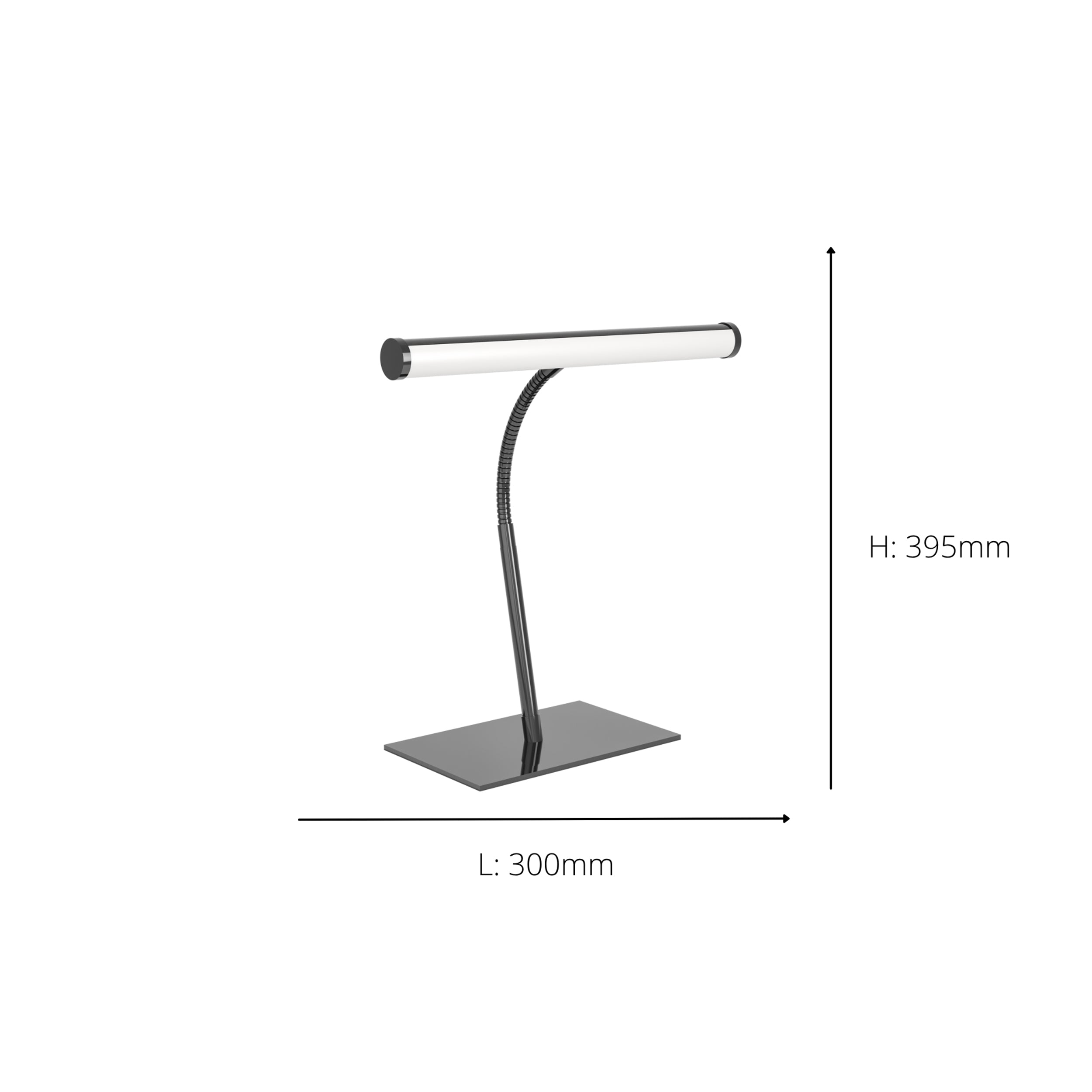 EGLO Riccione LED Tuneable White Desk Lamp, Black
