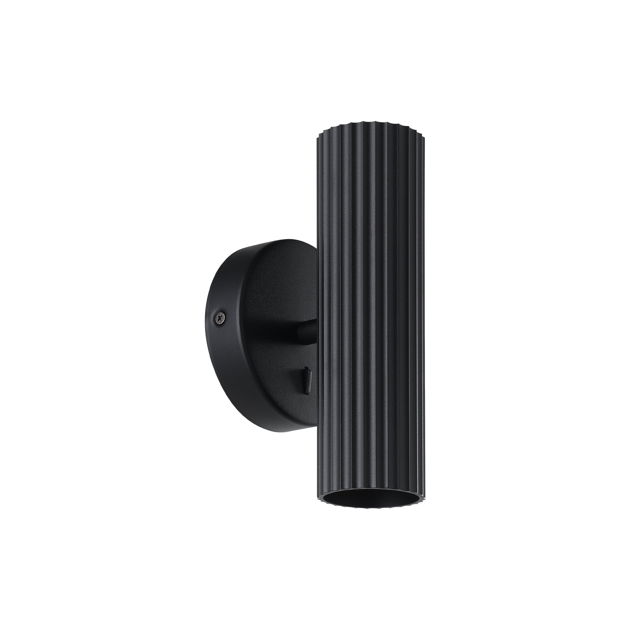 EGLO Portillo Aluminium & Steel Modern Uplight & Wall Down Light, Black