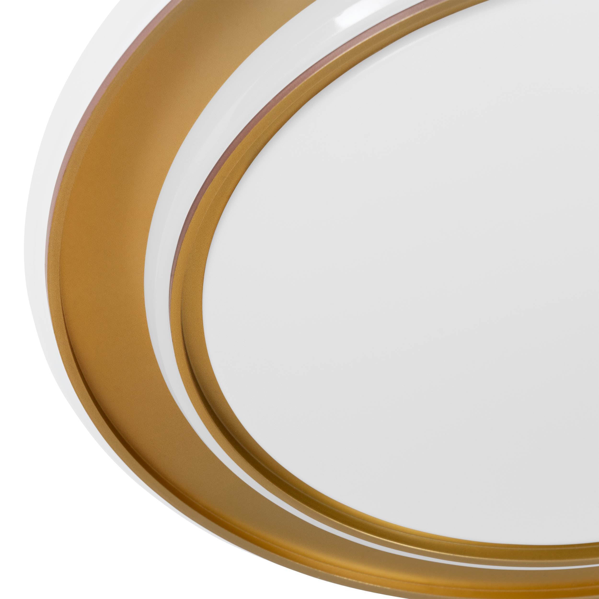 EGLO Moschetta Gold Steel LED Ceiling Light, (D) 40cm 902044