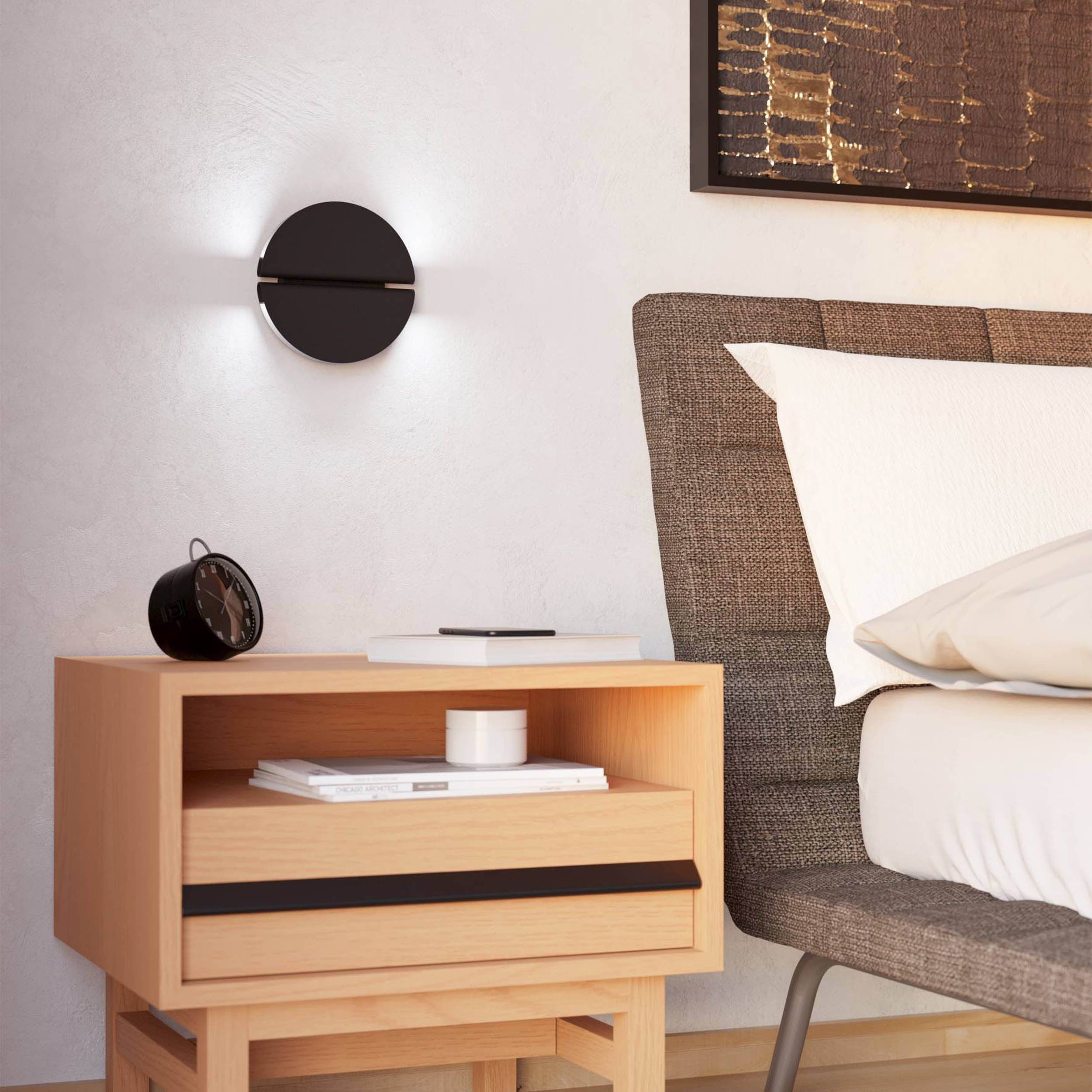 EGLO Pianosa Black Modern LED Wall Light