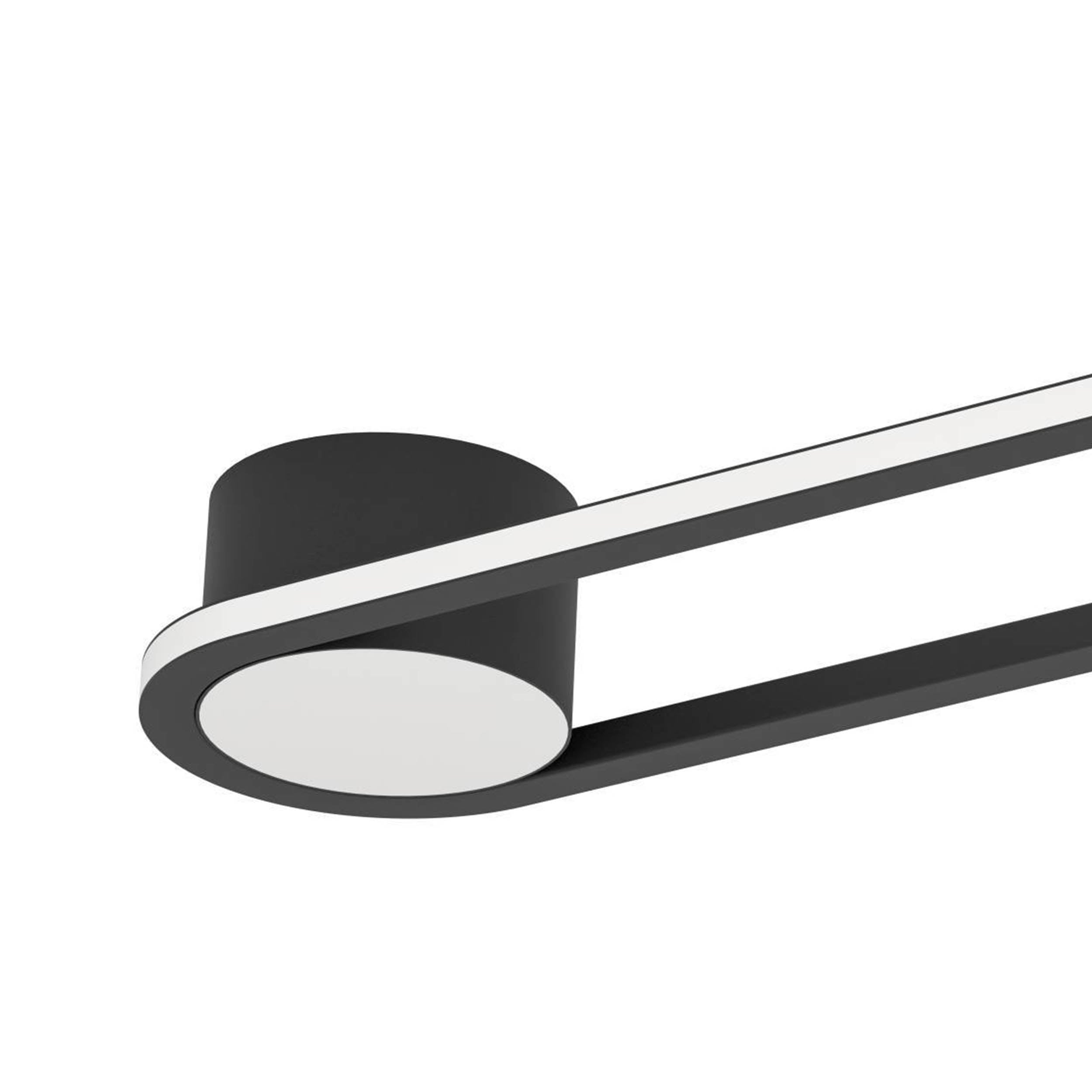 EGLO Collecorvino Black Steel & Aluminum LED Ceiling Light