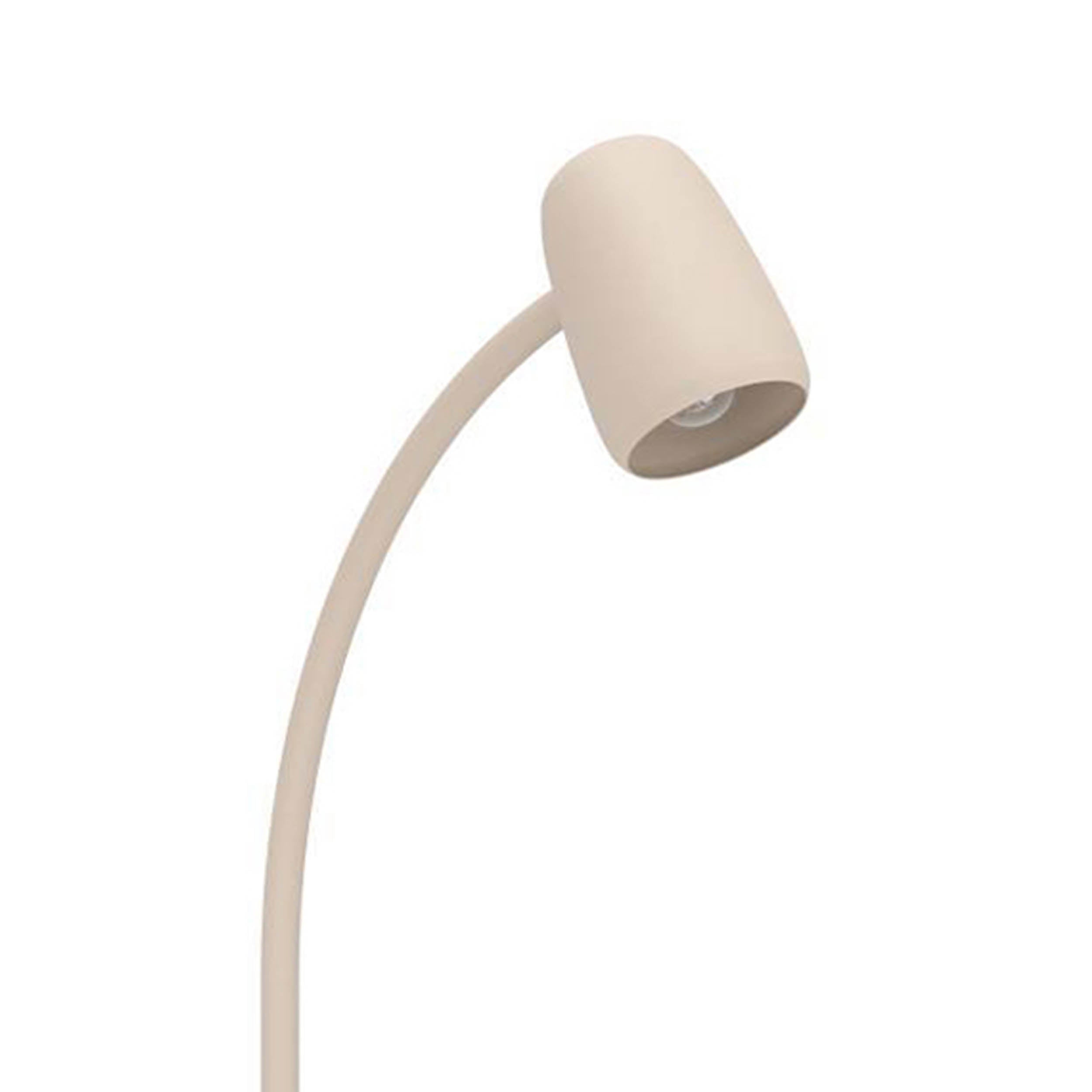 EGLO Carlo Modern Steel Floor Lamp, Sandy